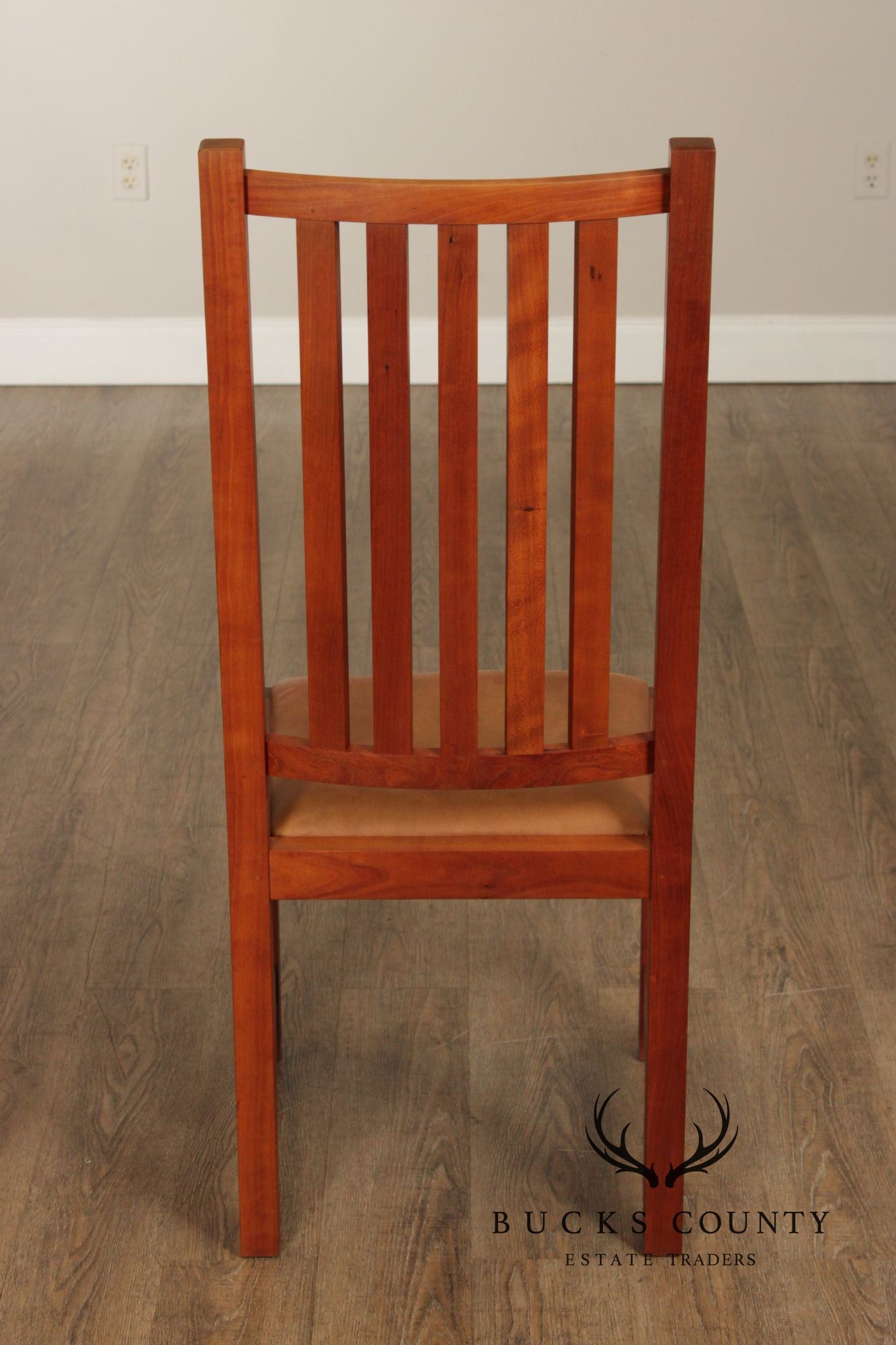 Thomas Moser Mission Style Set Of Six Cherry Dining Chairs