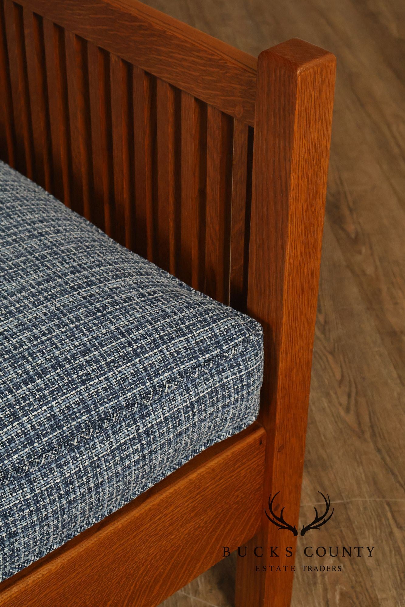 Stickley Mission Collection Oak Spindle Sofa
