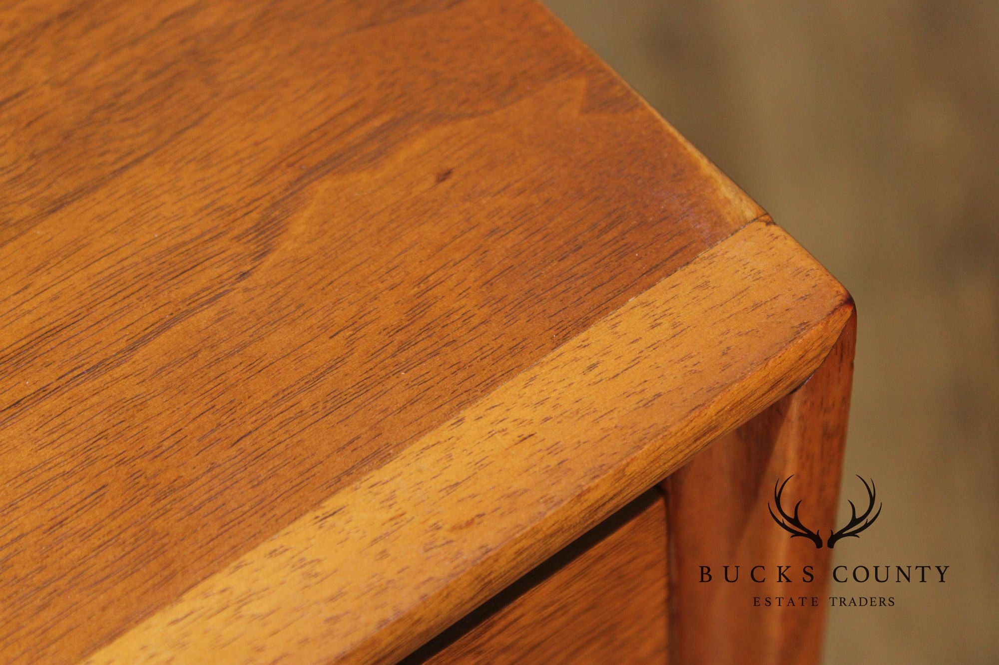 Thomasville Motif Mid-Century Modern Walnut Triple Dresser