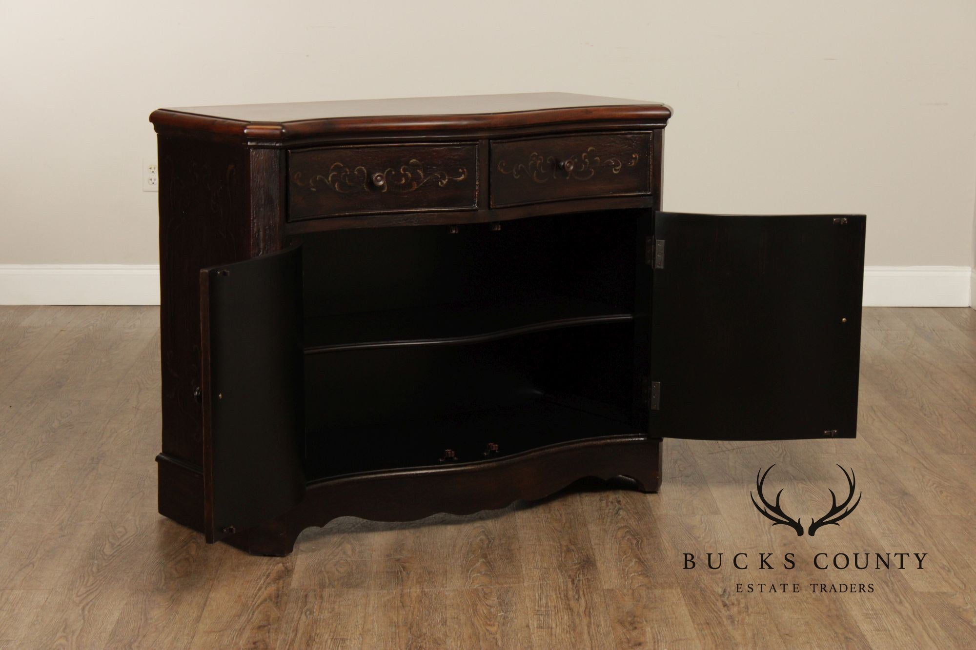 Hooker Furniture 'Seven Seas' Paint Decorated Server