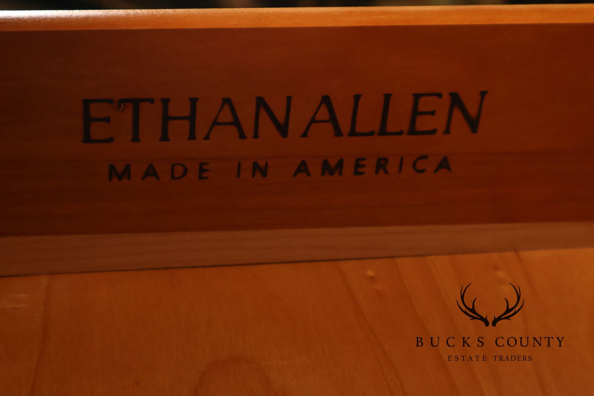Ethan Allen 'Medallion' Cherry Tall Chest of Drawers