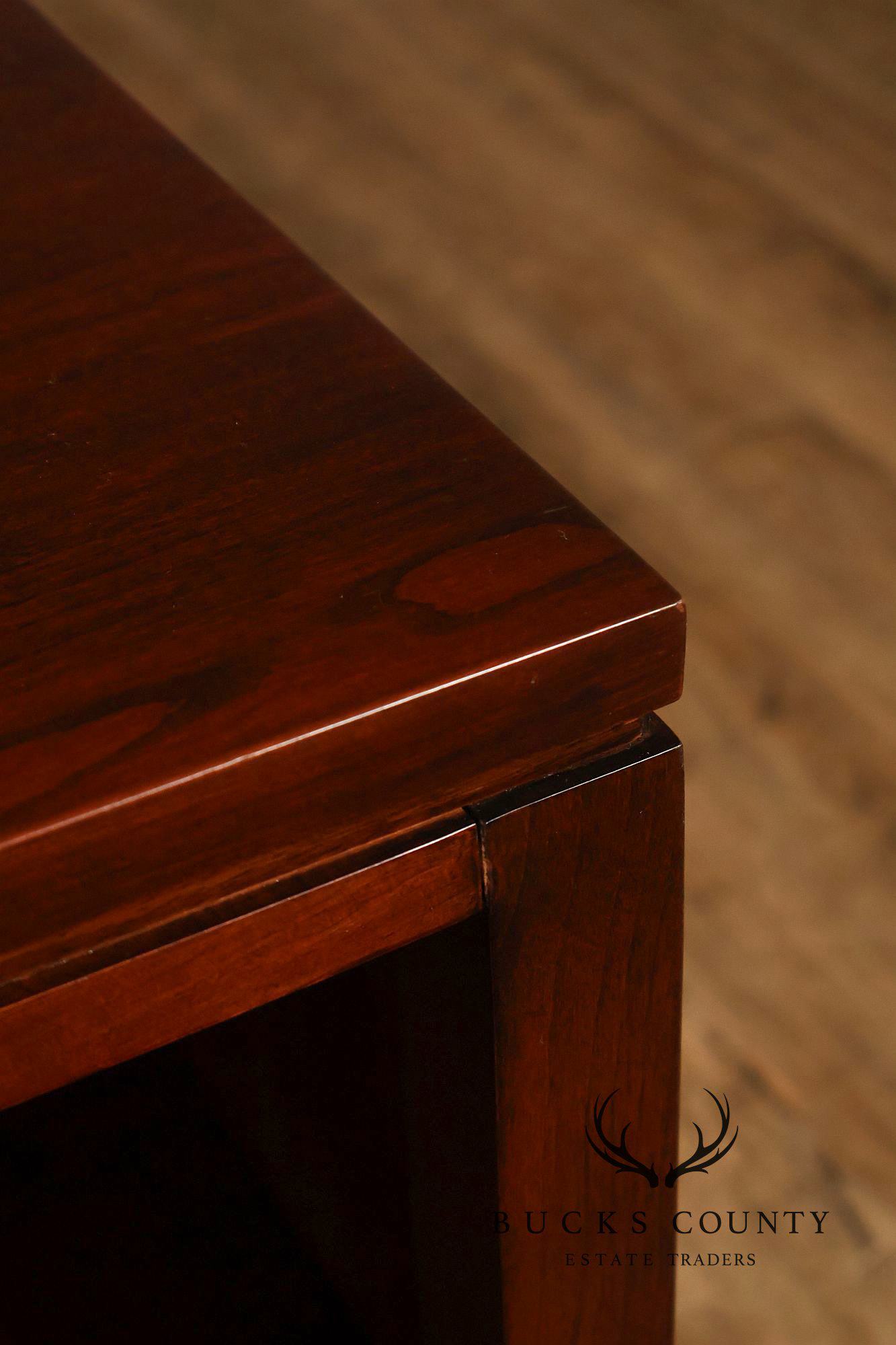 Stickley Metropolitan Collection Pair Of Cherry One-Drawer Open Nightstands