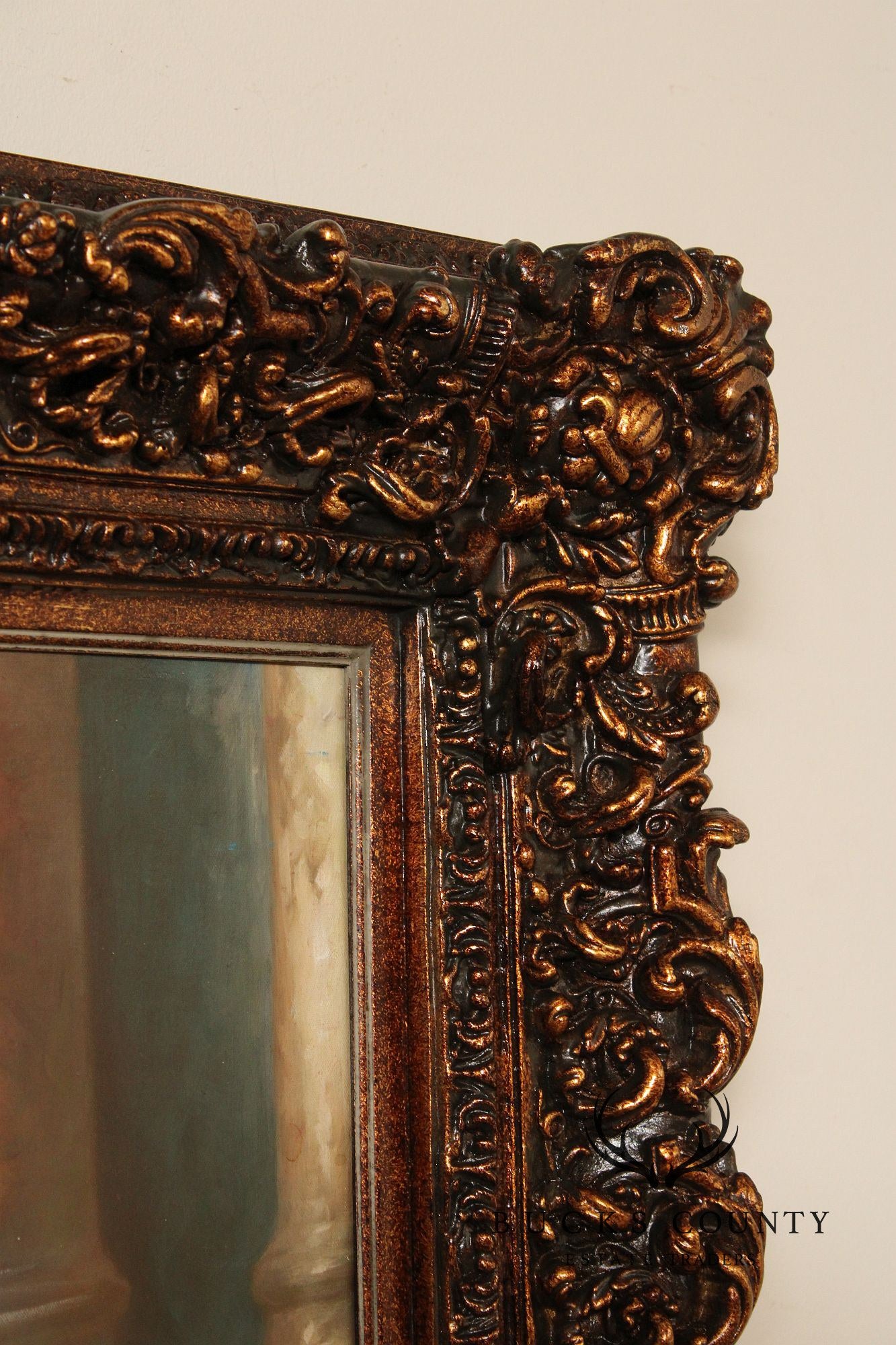 After Conrad Kiesel Salon Painting, 'The Mandolin Player'