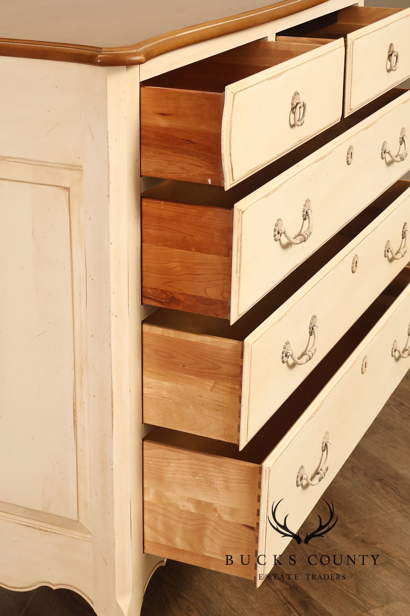 Ethan Allen 'Country French' Painted Chest of Drawers