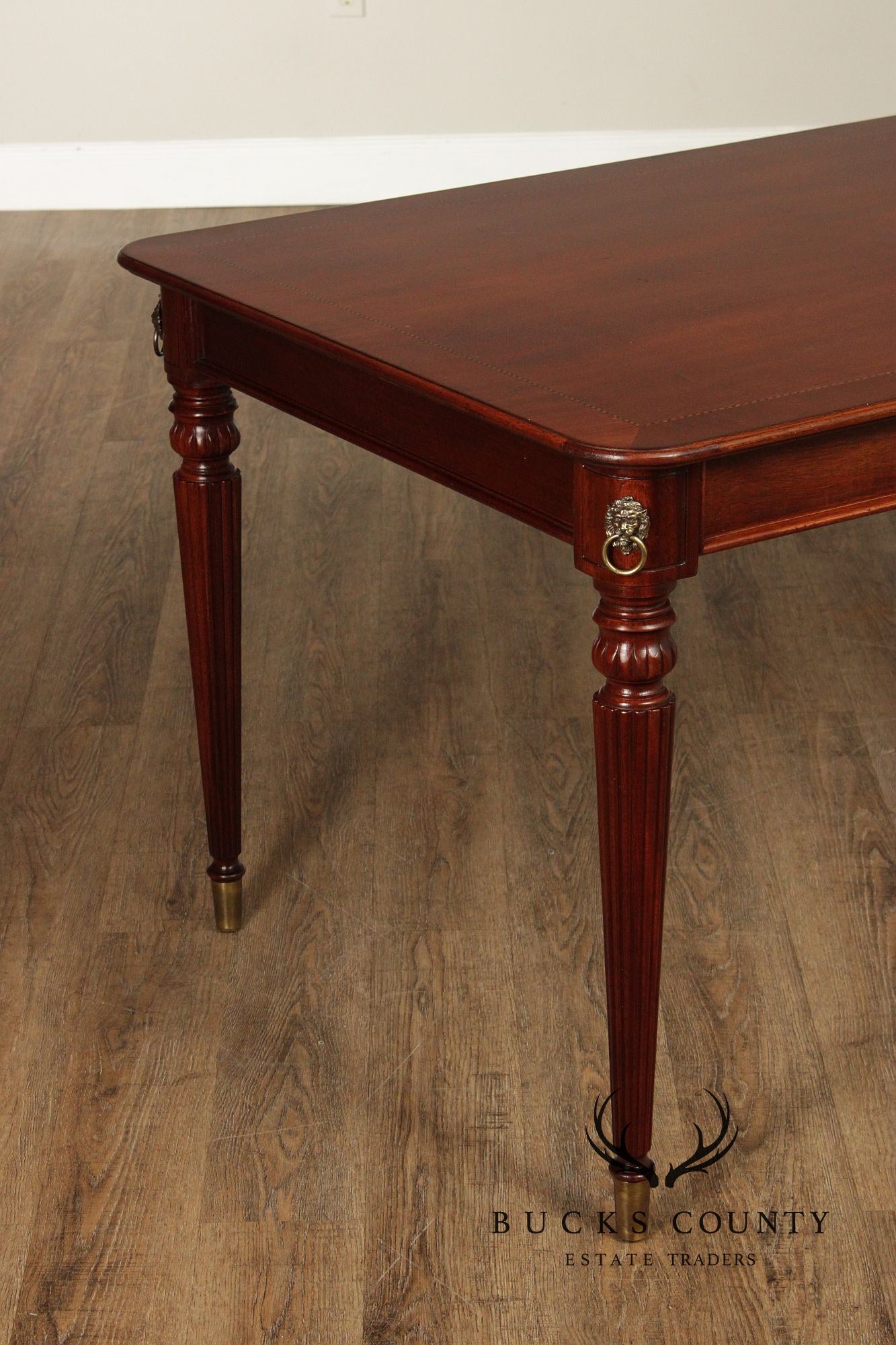 Lexington Palmer Home Collection Mahogany Neoclassical Writing Table Desk