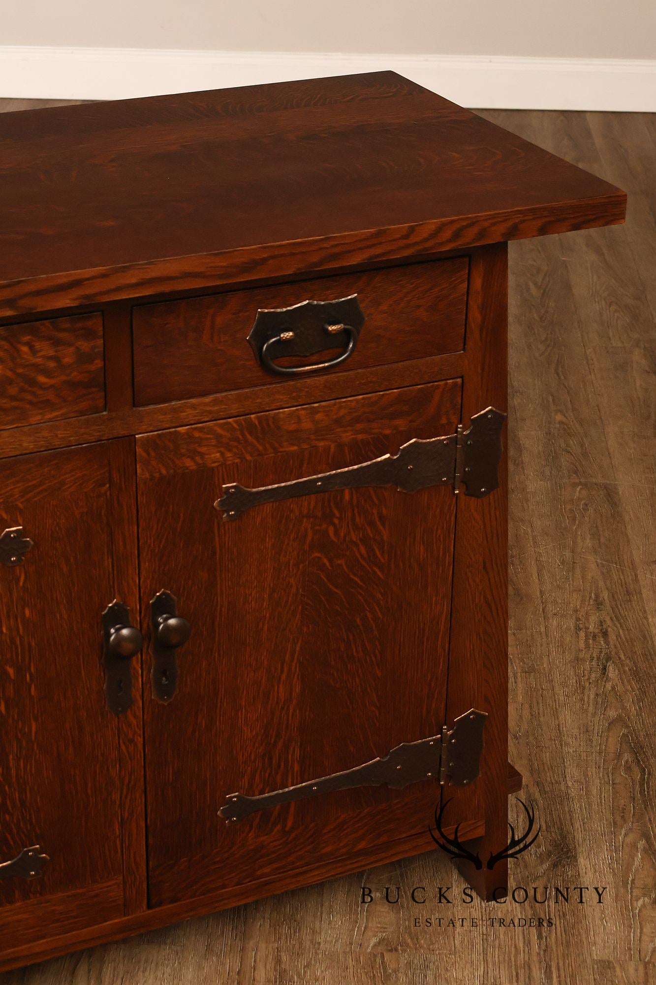 Stickley Roycroft Reissue Mission Oak Cellarette Cabinet