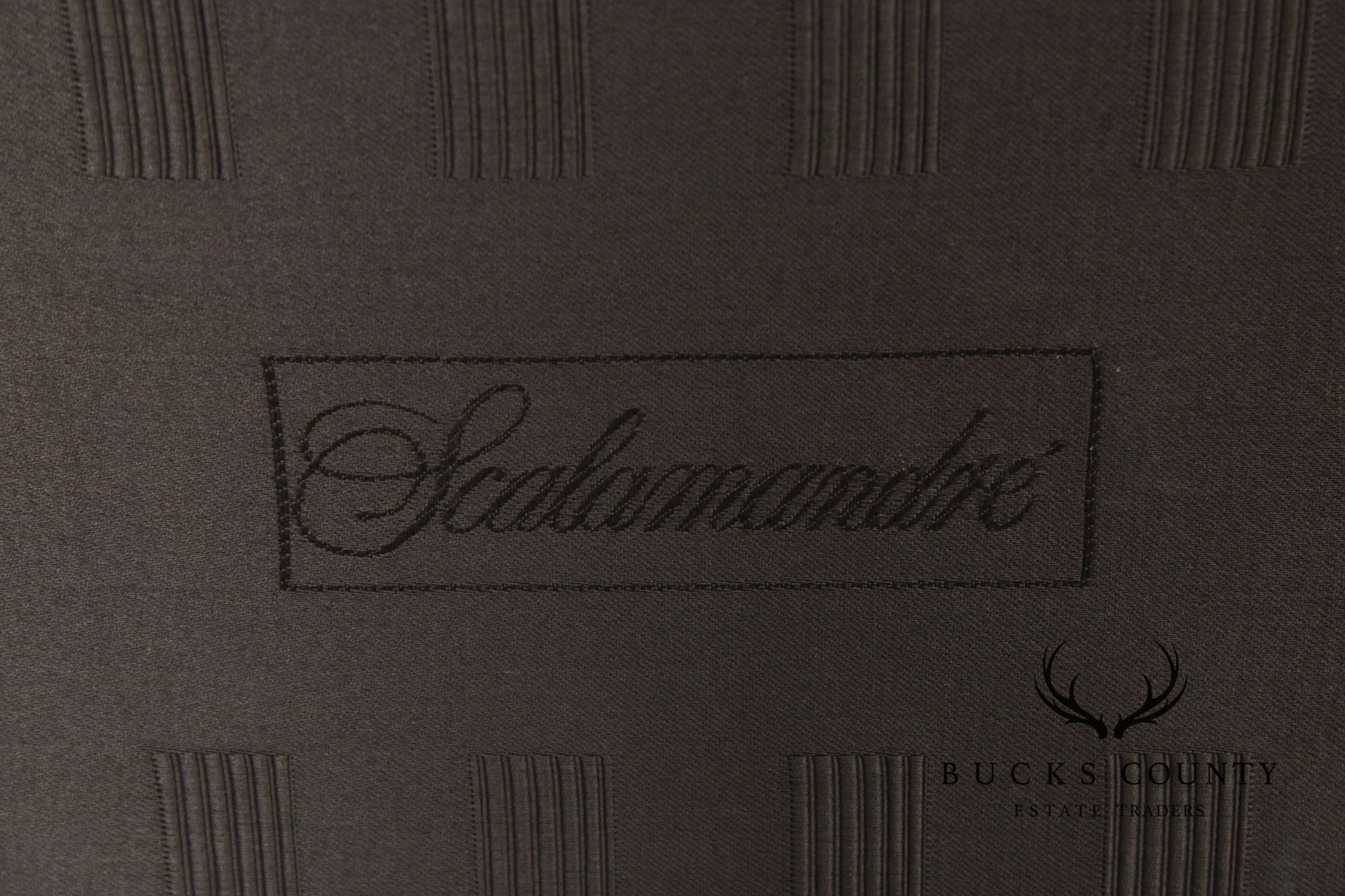 Greg Jordan Custom Scalamandre Upholstered Wingback Chair