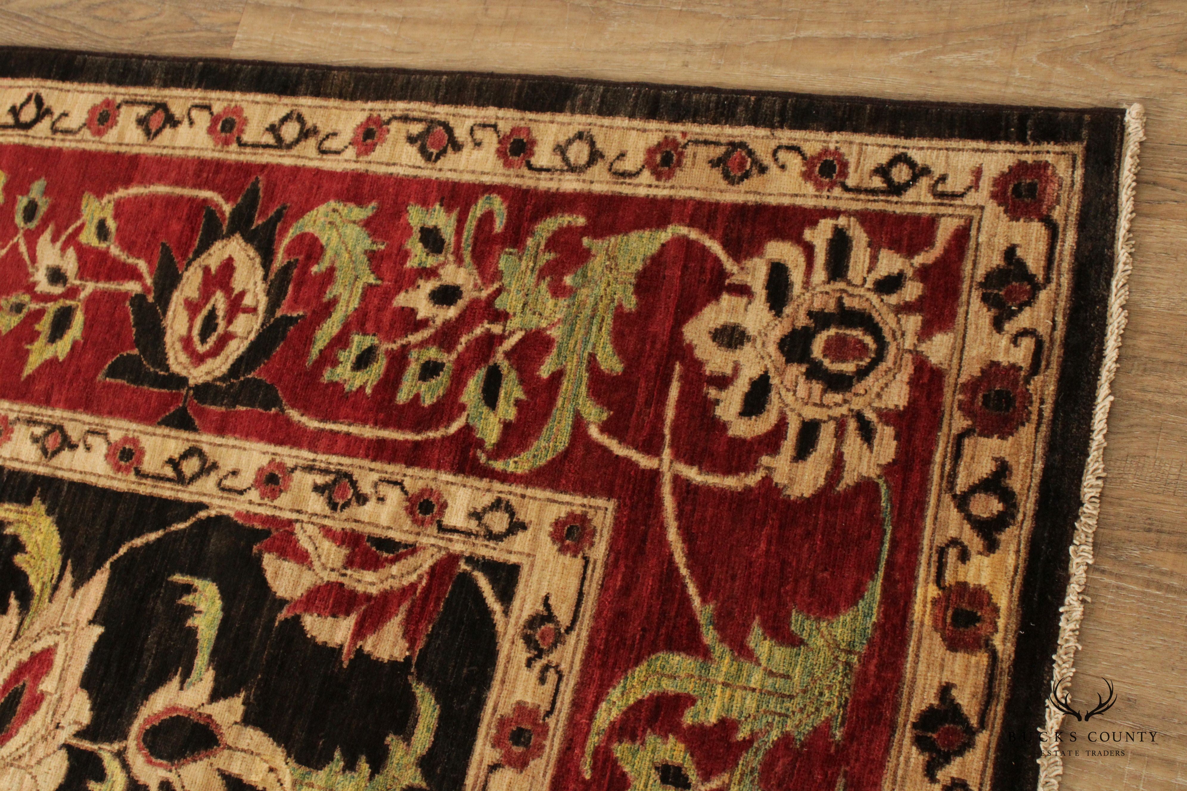 Persian Sultanabad Wool Area Rug 8' X 12'