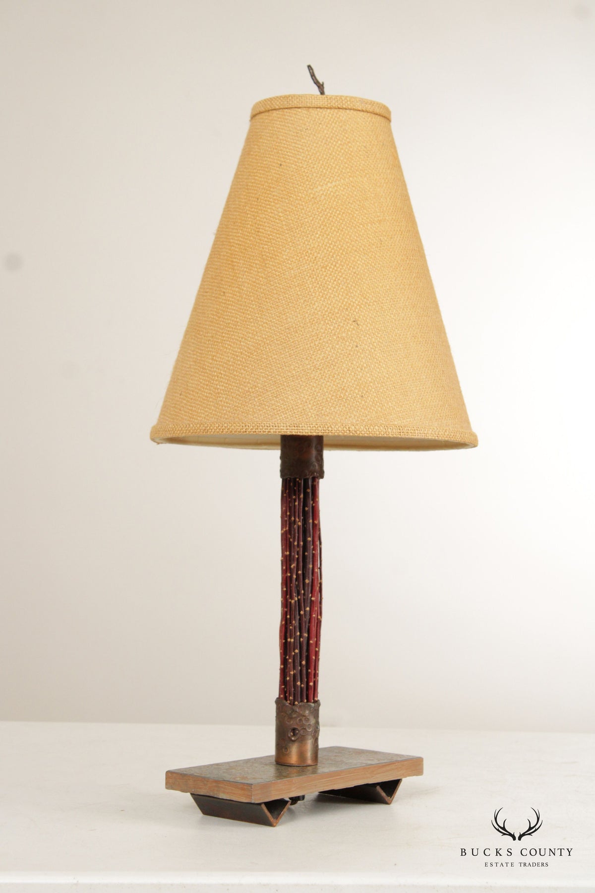 'Forever Twigs' Organic Modern Breeze Red Cedar Table Lamp
