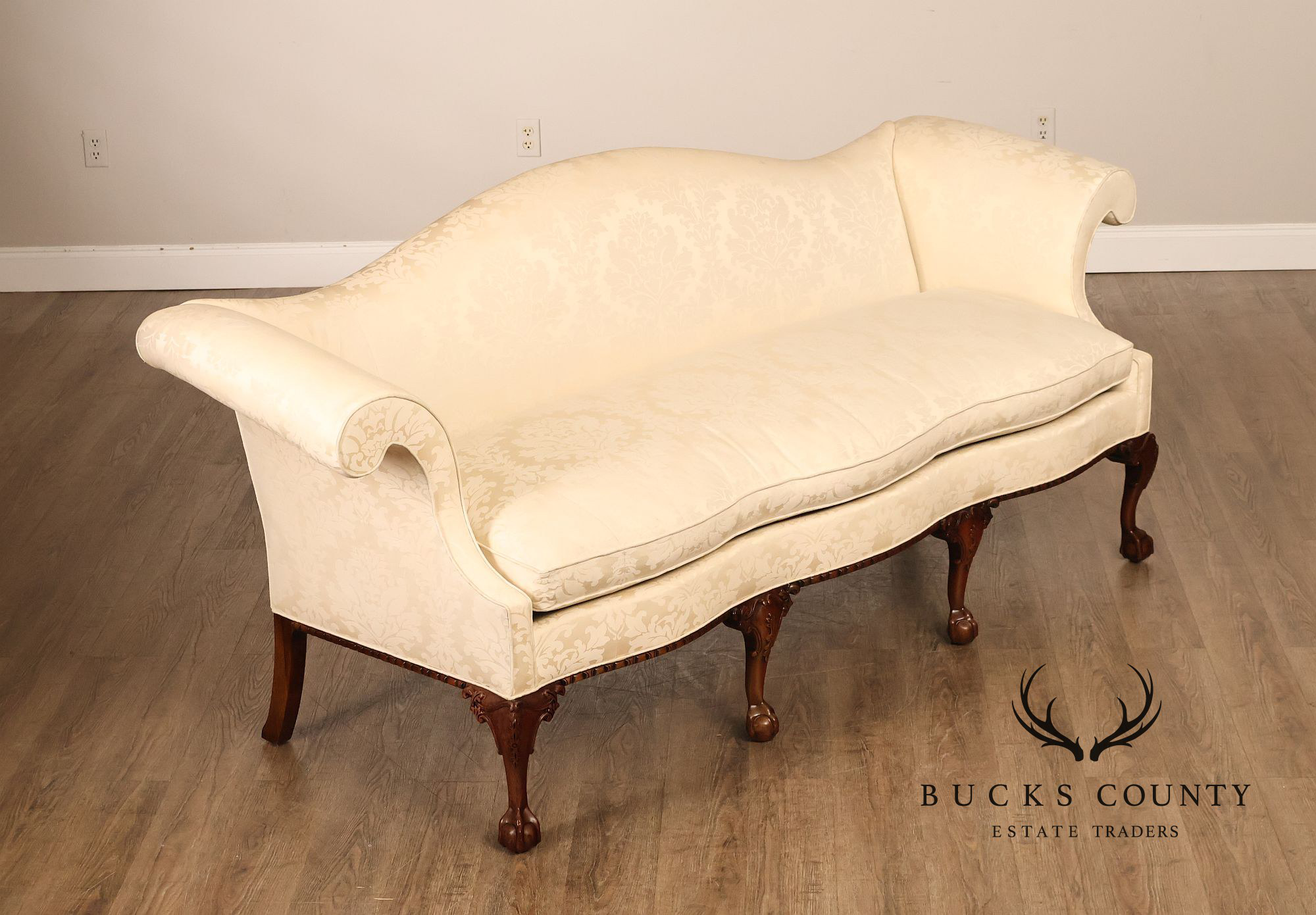 Southwood Chippendale Style Camelback Sofa