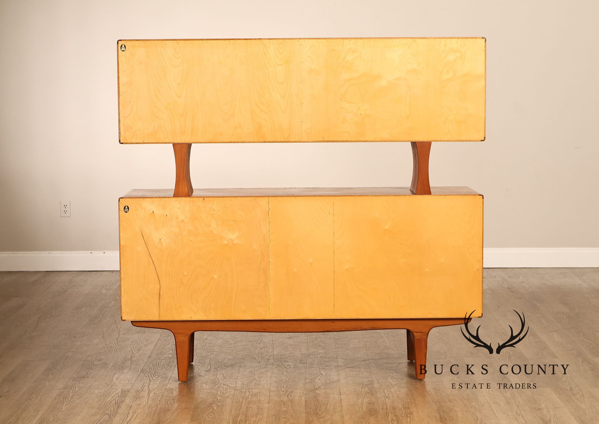 Danish Modern Falster Furniture Teak China Cabinet Credenza