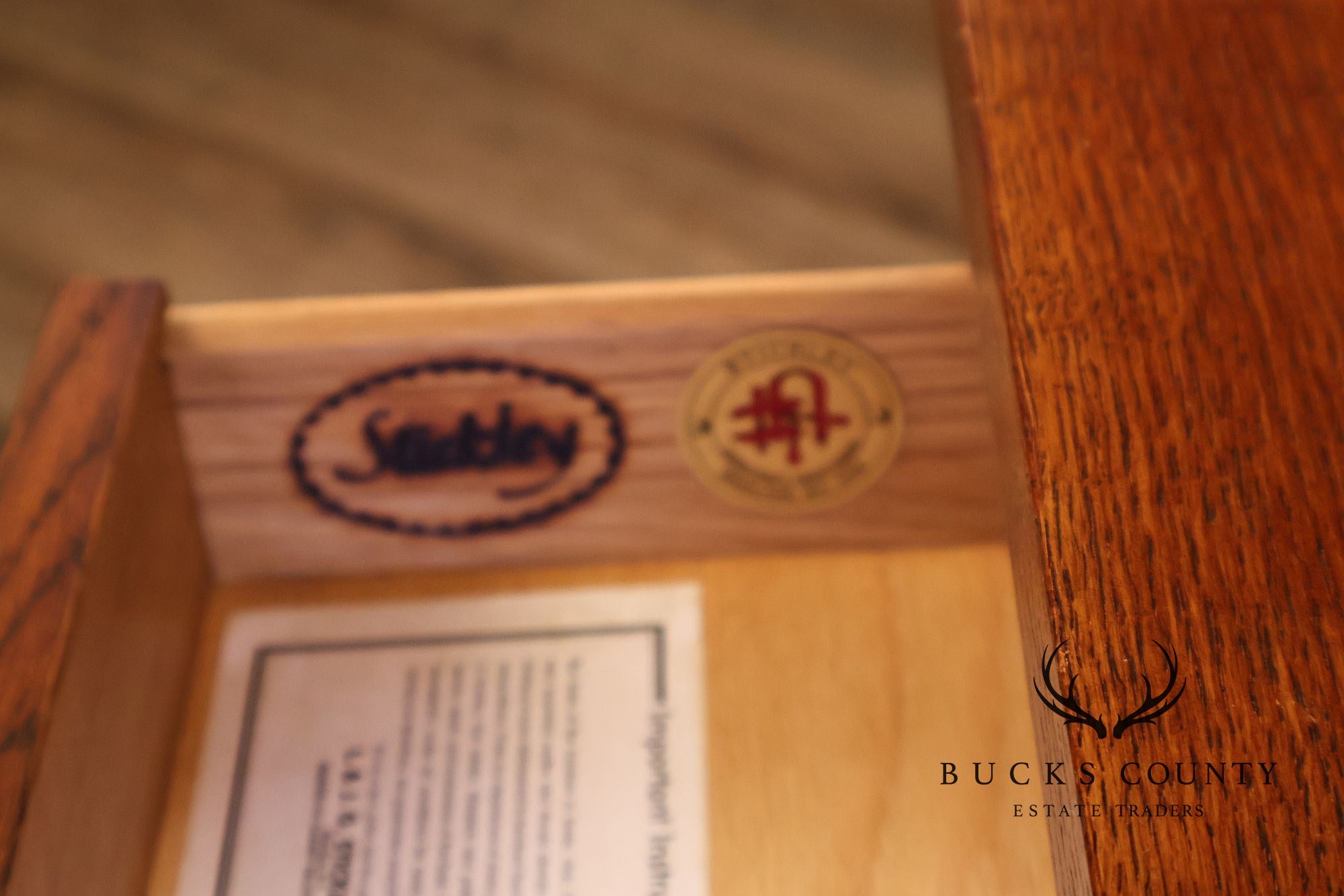 Stickley Mission Collection Oak Console Table