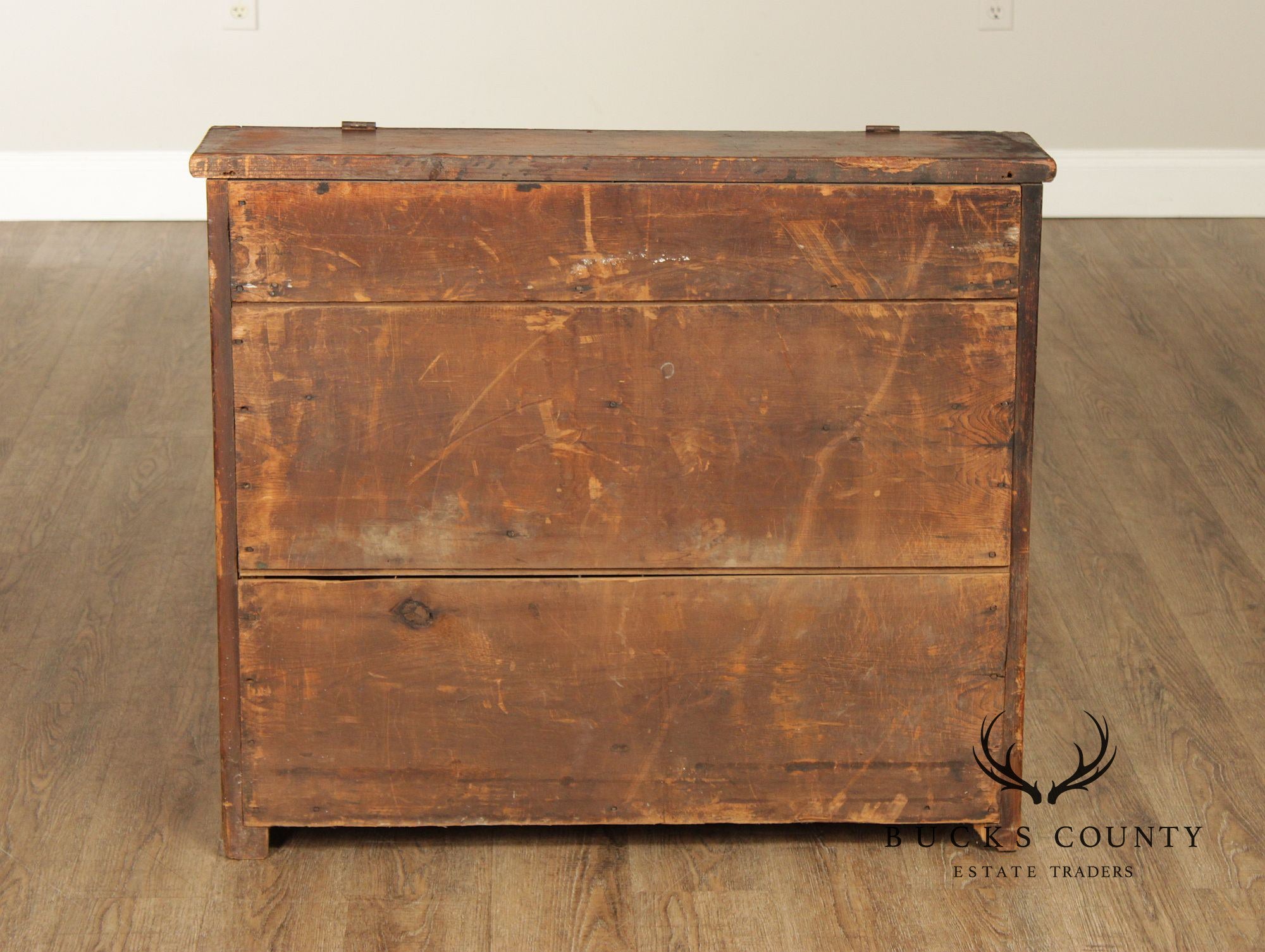 Antique Country Pine Slant Front Schoolmaster’s Desk