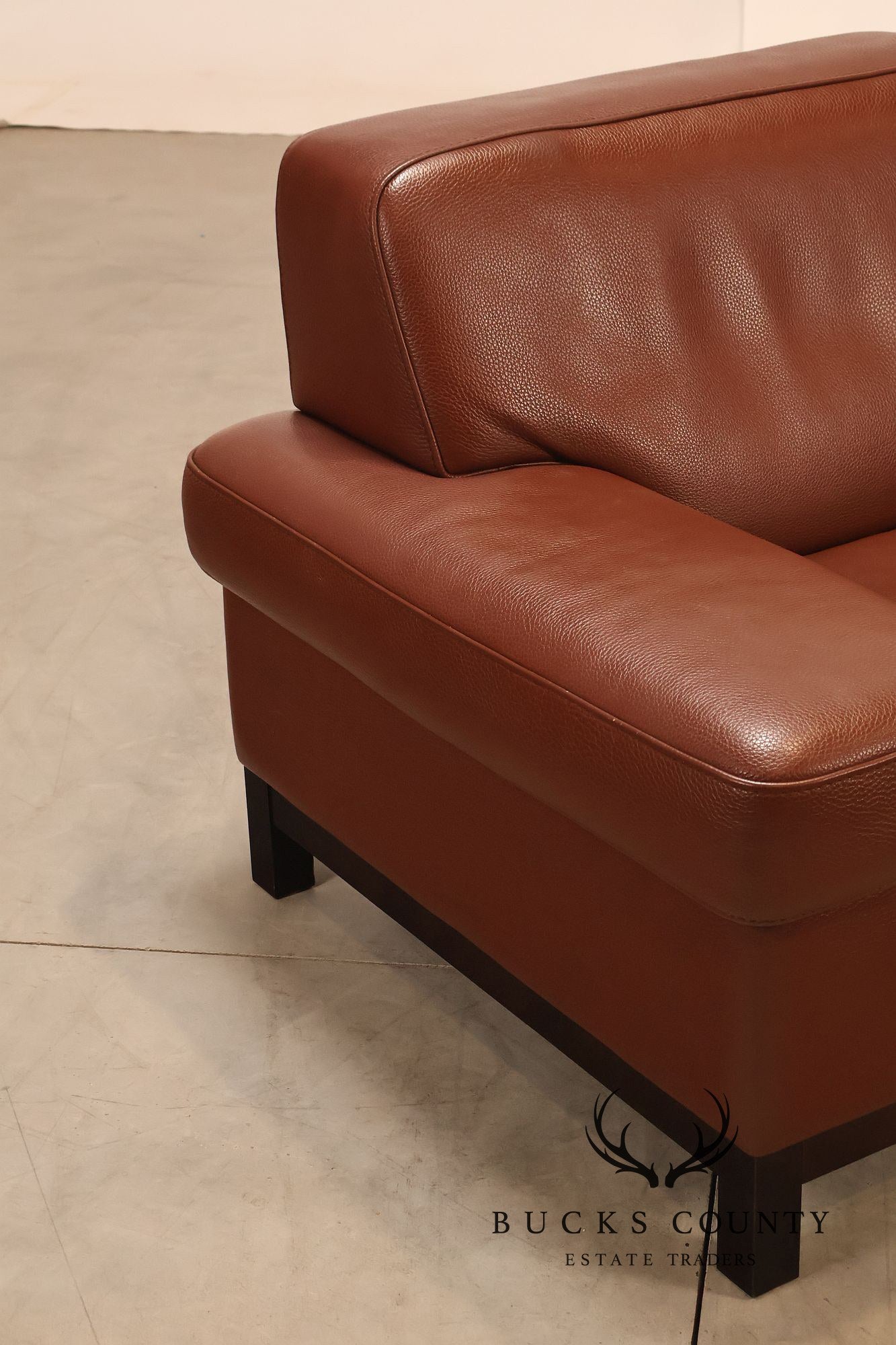 Formenti Italian Leather Loveseat