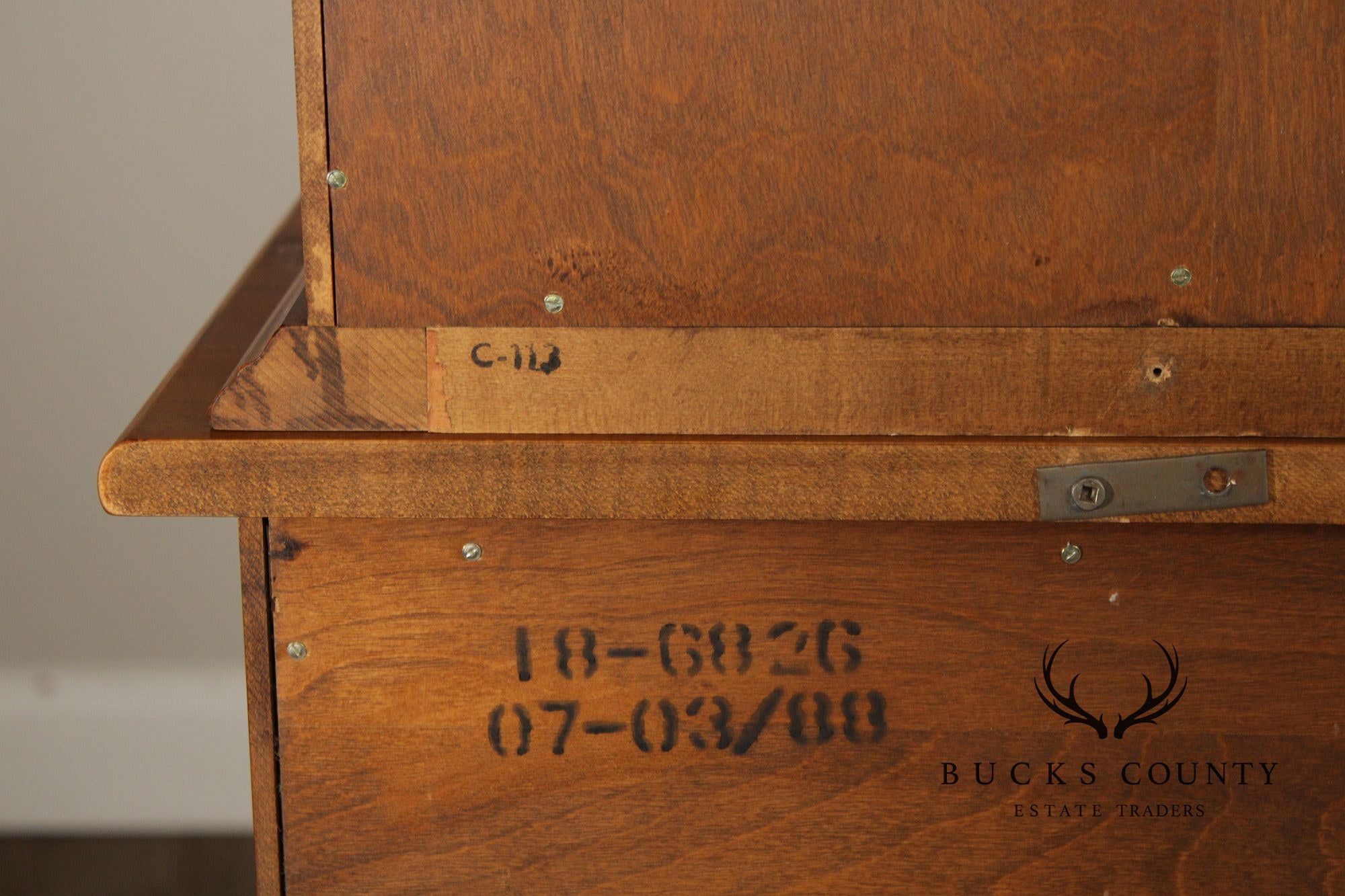 Ethan Allen 1776 Collection Maple Lighted China Cabinet