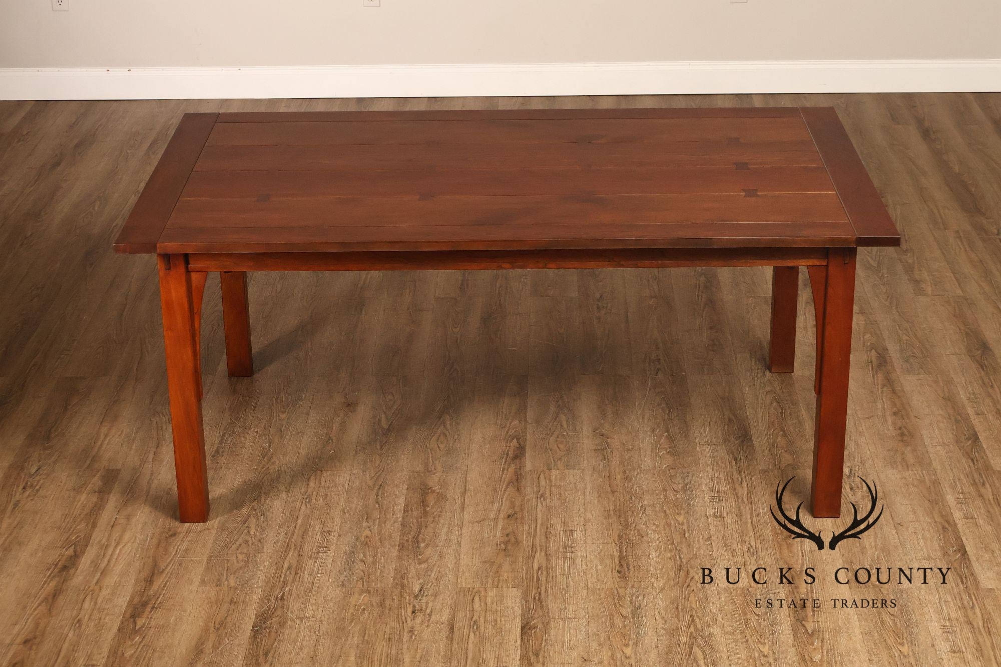 Stickley Mission Collection Cherry Extendable Dining Table
