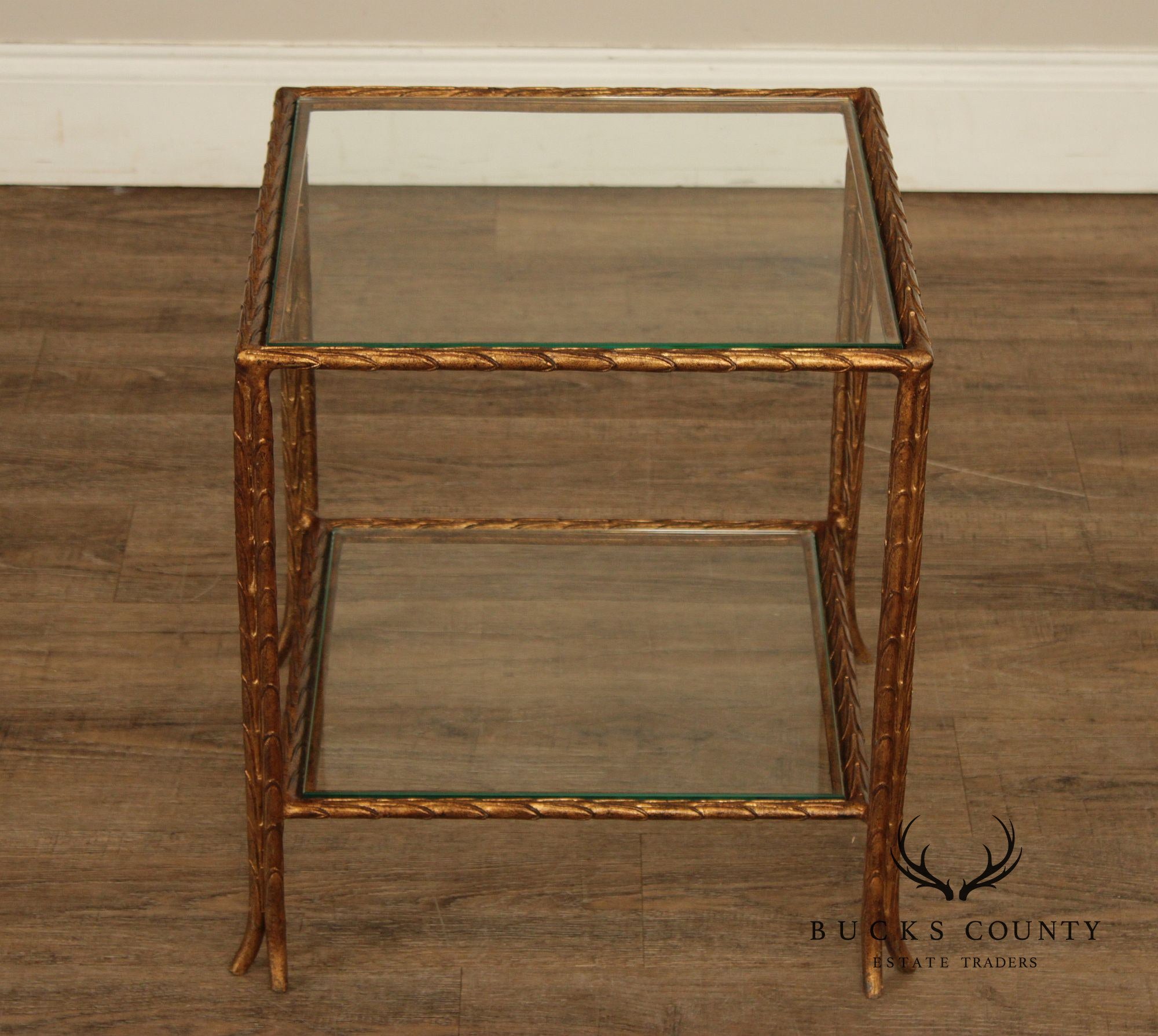 Sherrill Occasional Italian Regency Style Pair 'Bunching' Cocktail Tables