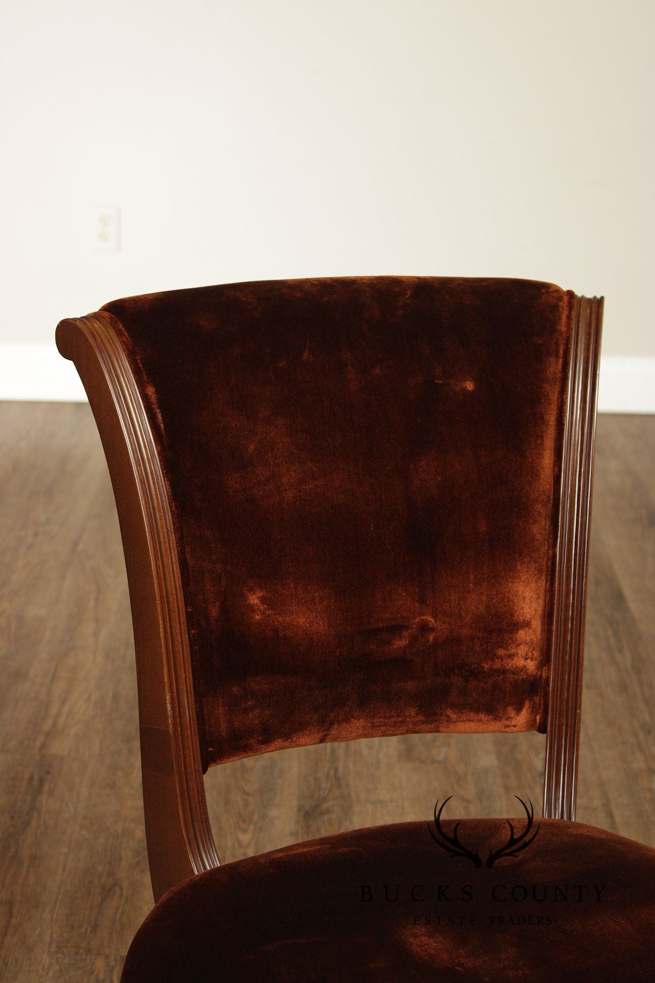 Acanto Luxury Furniture French Art Deco Style Set Of Eight Dining Chairs