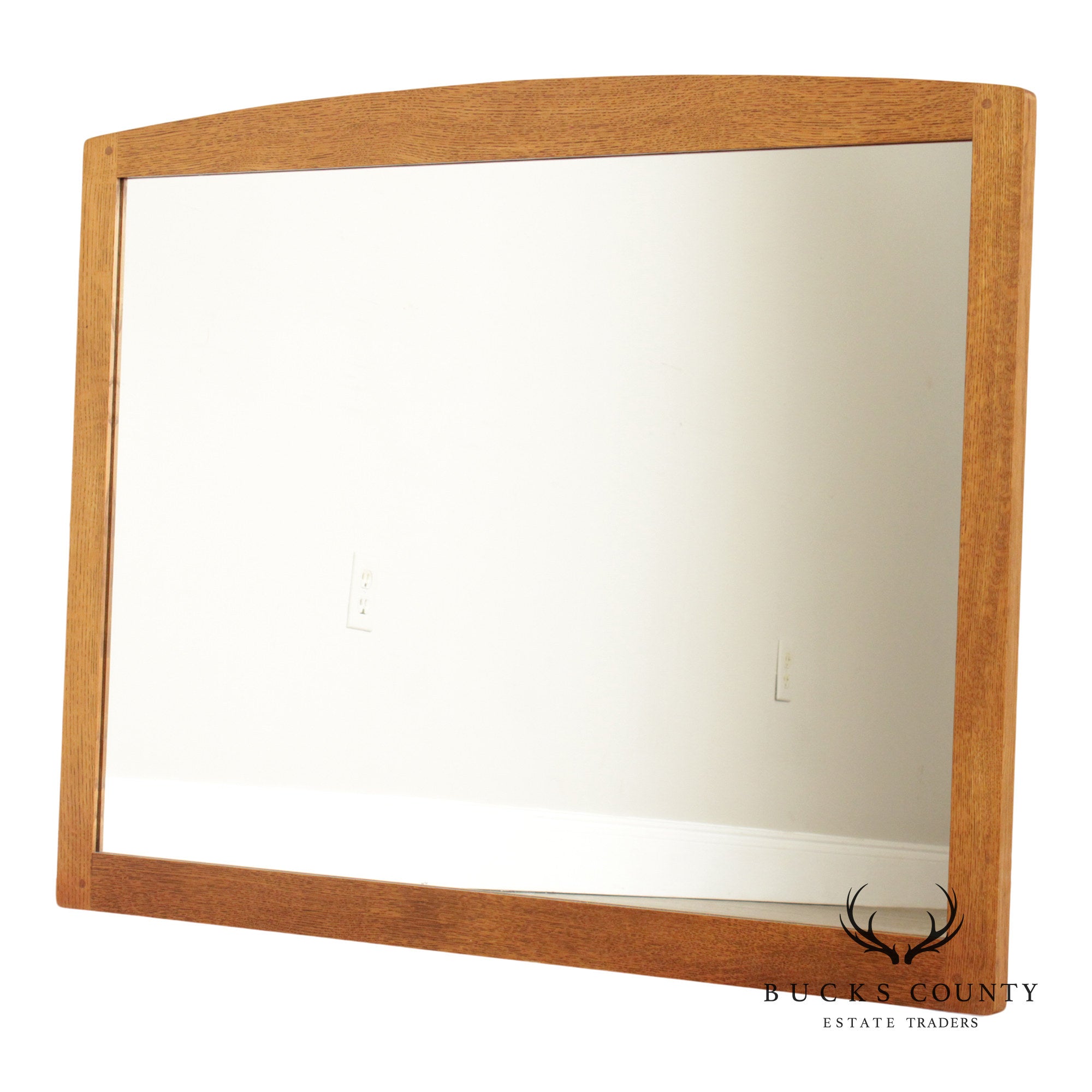 Stickley Mission Collection Oak Frame Dresser or Wall Mirror