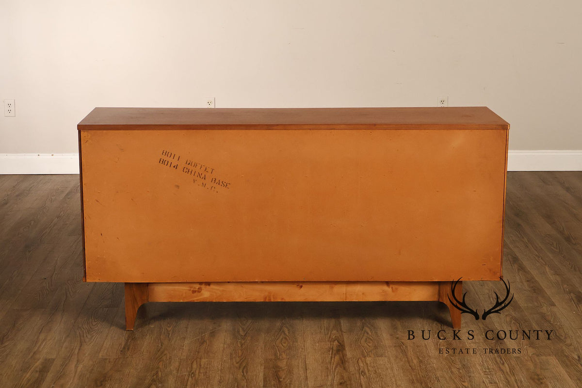 Young Manufacturing Mid Century Modern Walnut Sideboard