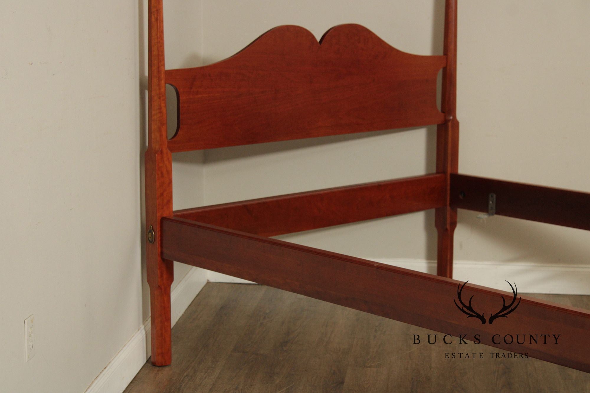 Norman’s Reproductions Solid Cherry Queen Size Four Poster Canopy Bed
