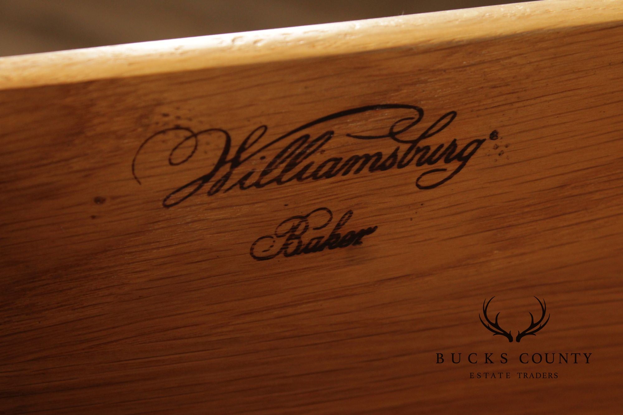 Baker Williamsburg Reproduction Mahogany Chest of Drawers