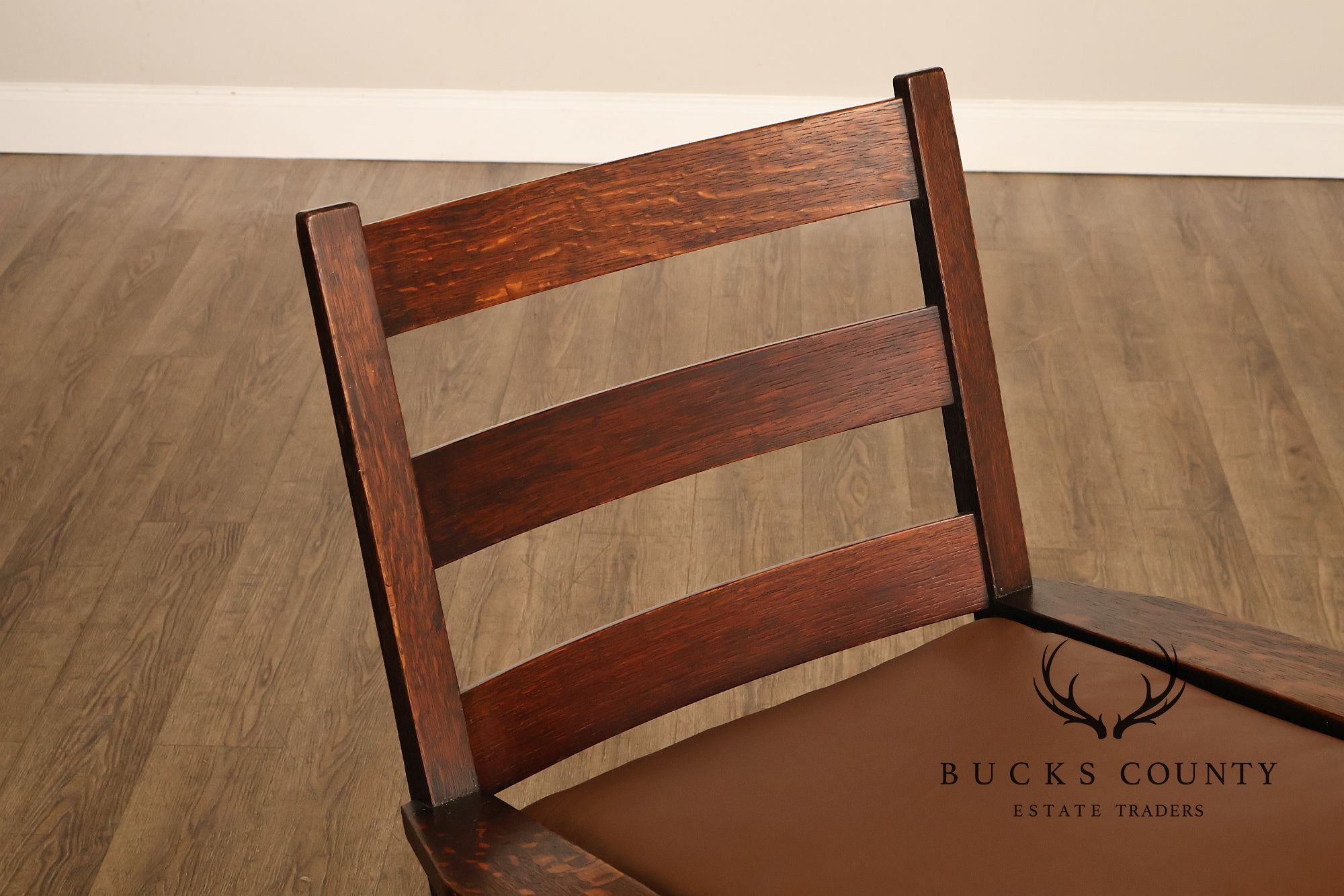 Gustav Stickley Antique Mission Oak Slatted Rocker Model No. 323