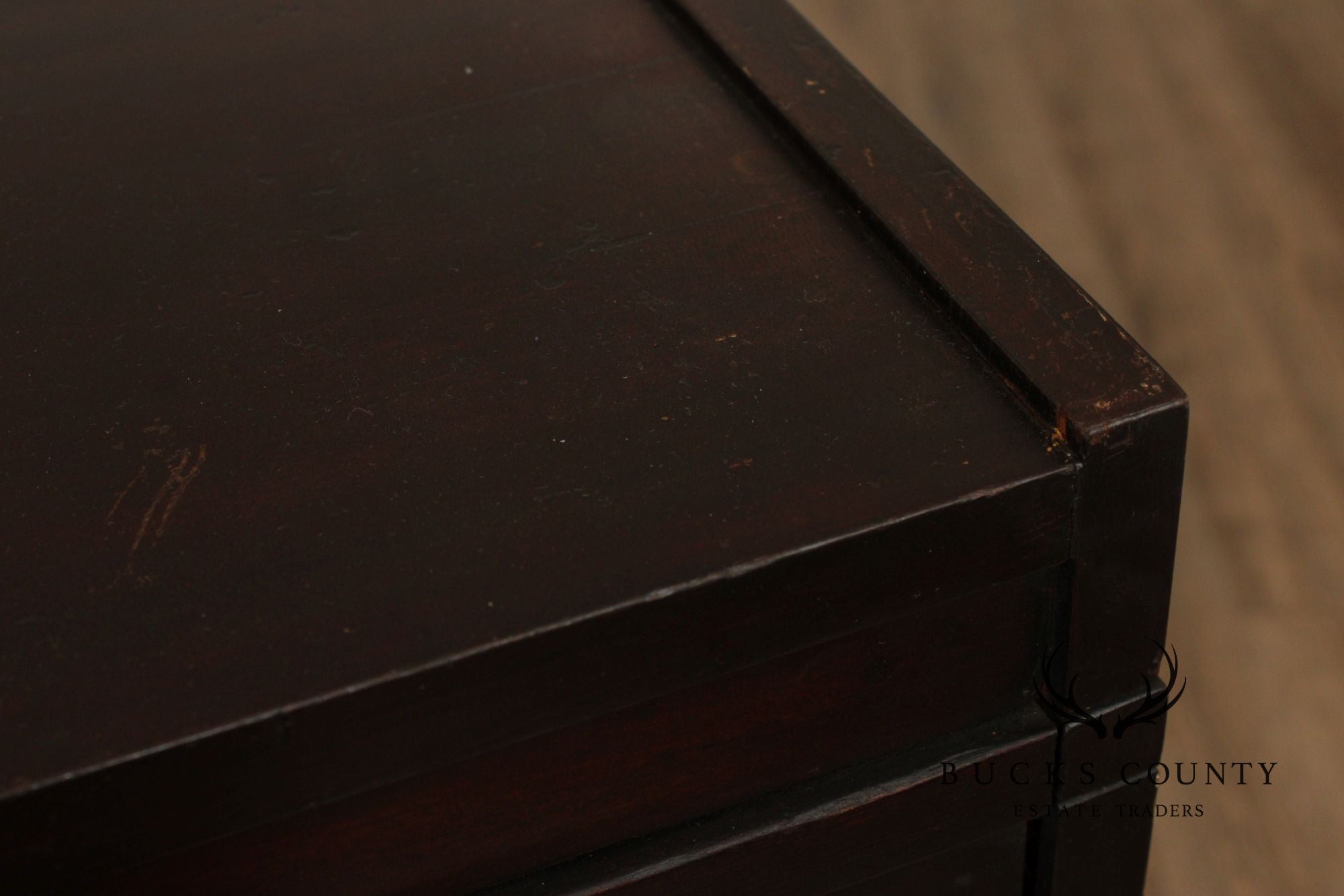 Macey Vintage Mahogany Three Section Barrister Bookcase