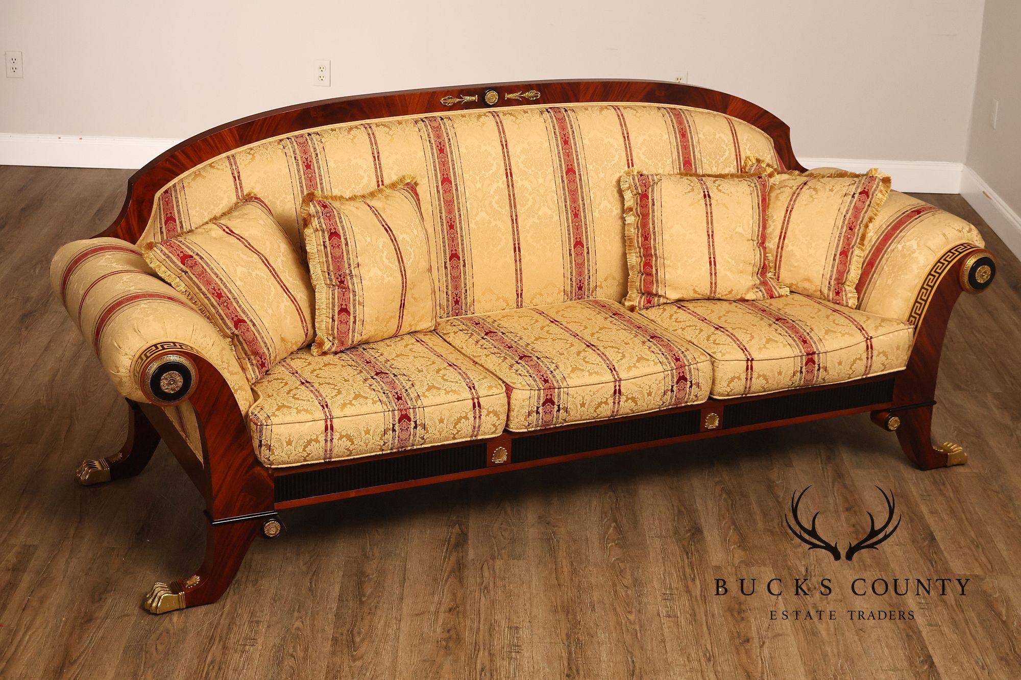 Versace Infinity Gigasso Empire Style Upholstered Sofa