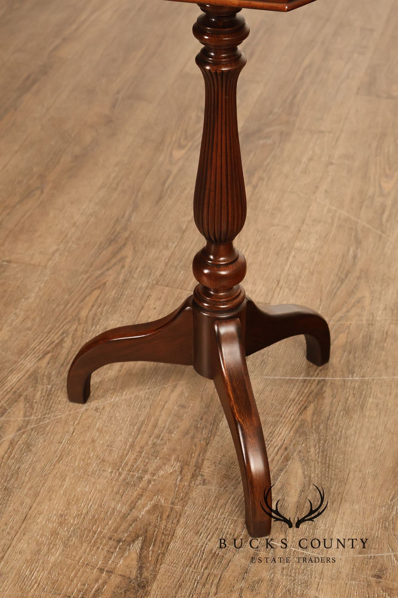 Ethan Allen Georgian Court Cherry Hexagon Side Table