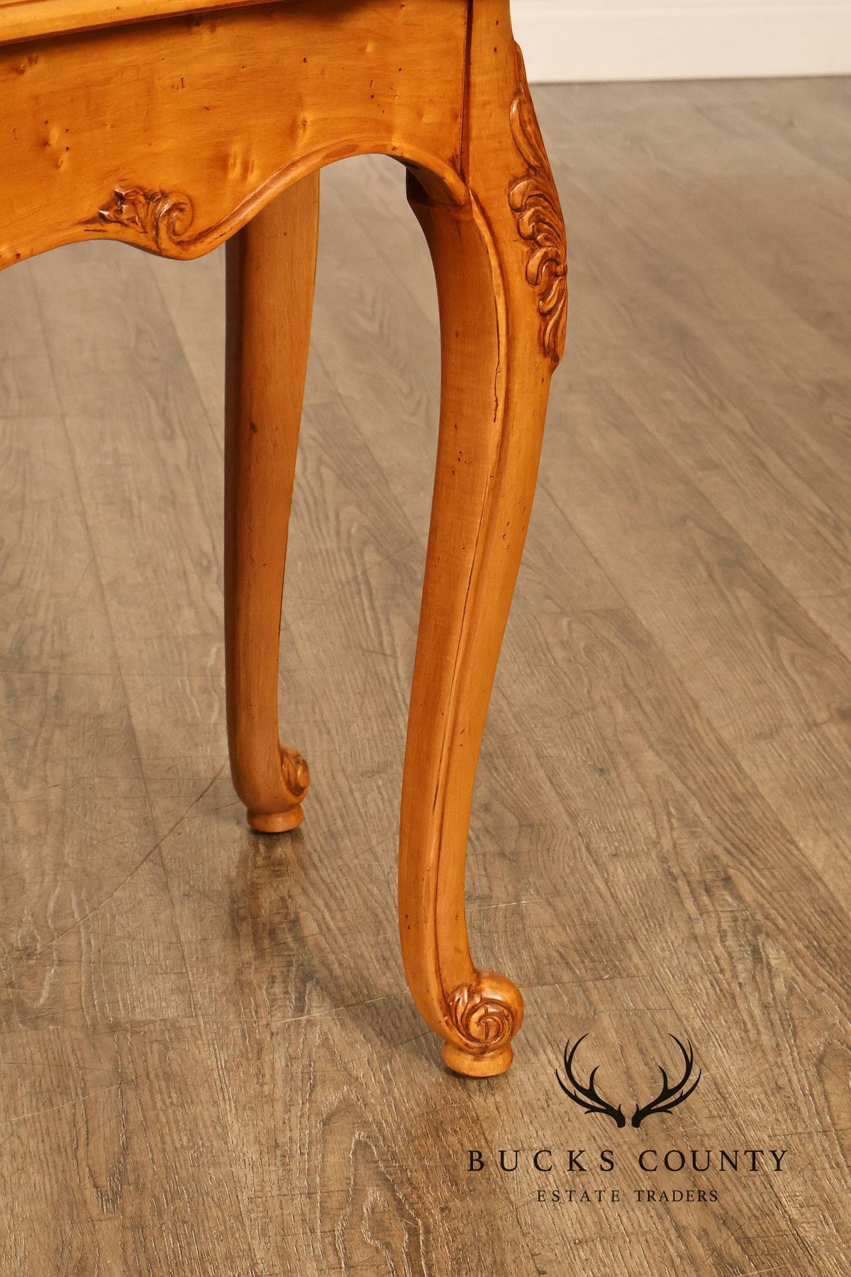 Ethan Allen 'Legacy' Carved Maple Console