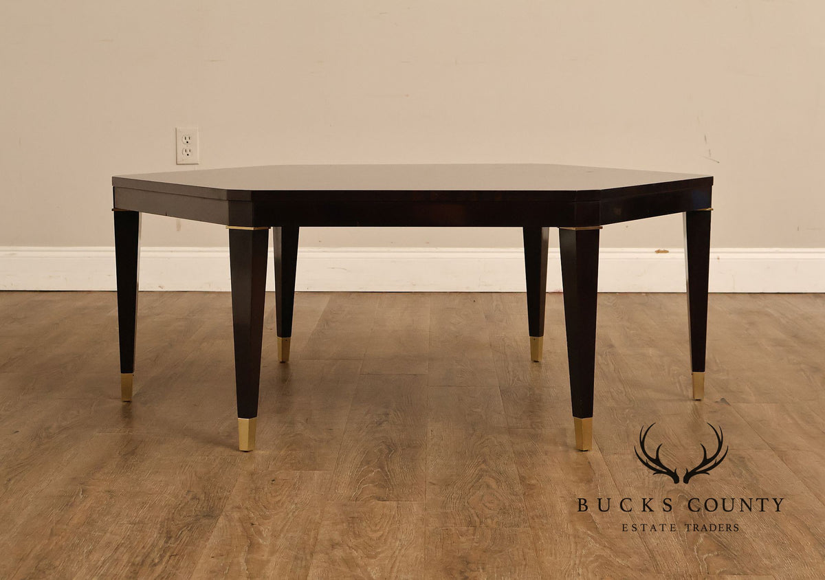 Councill Furniture Hexagonal Glass Top Coffee Table
