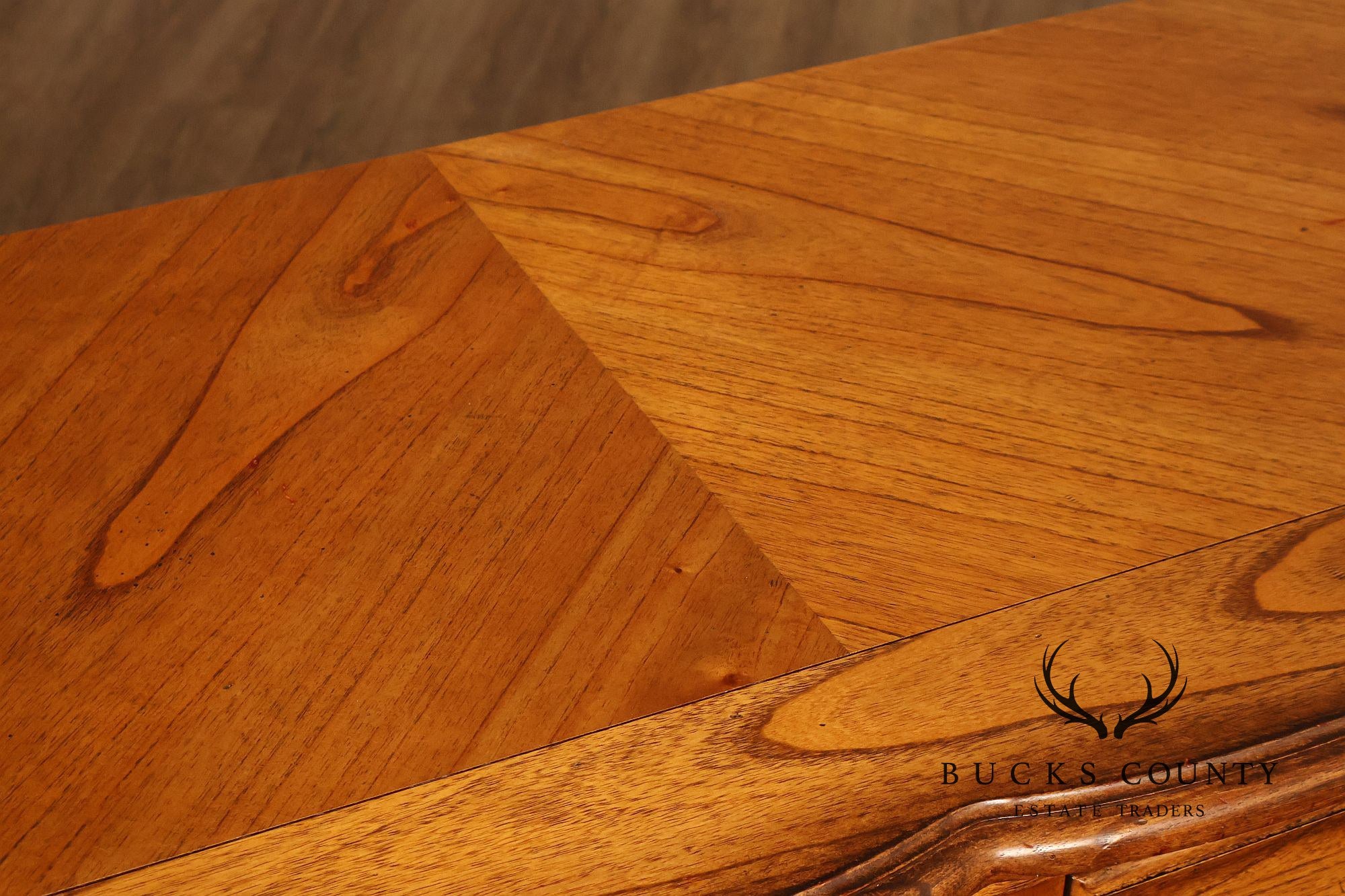 Hekman French Country Style Oak Two-Door Server