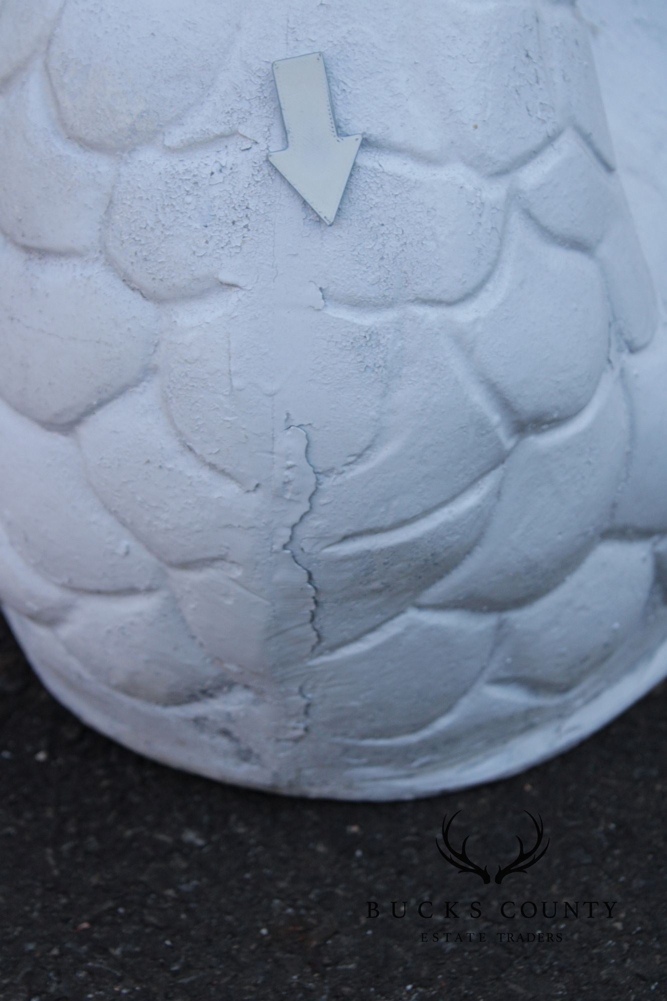 Vintage Cast Metal Swan Garden Planter