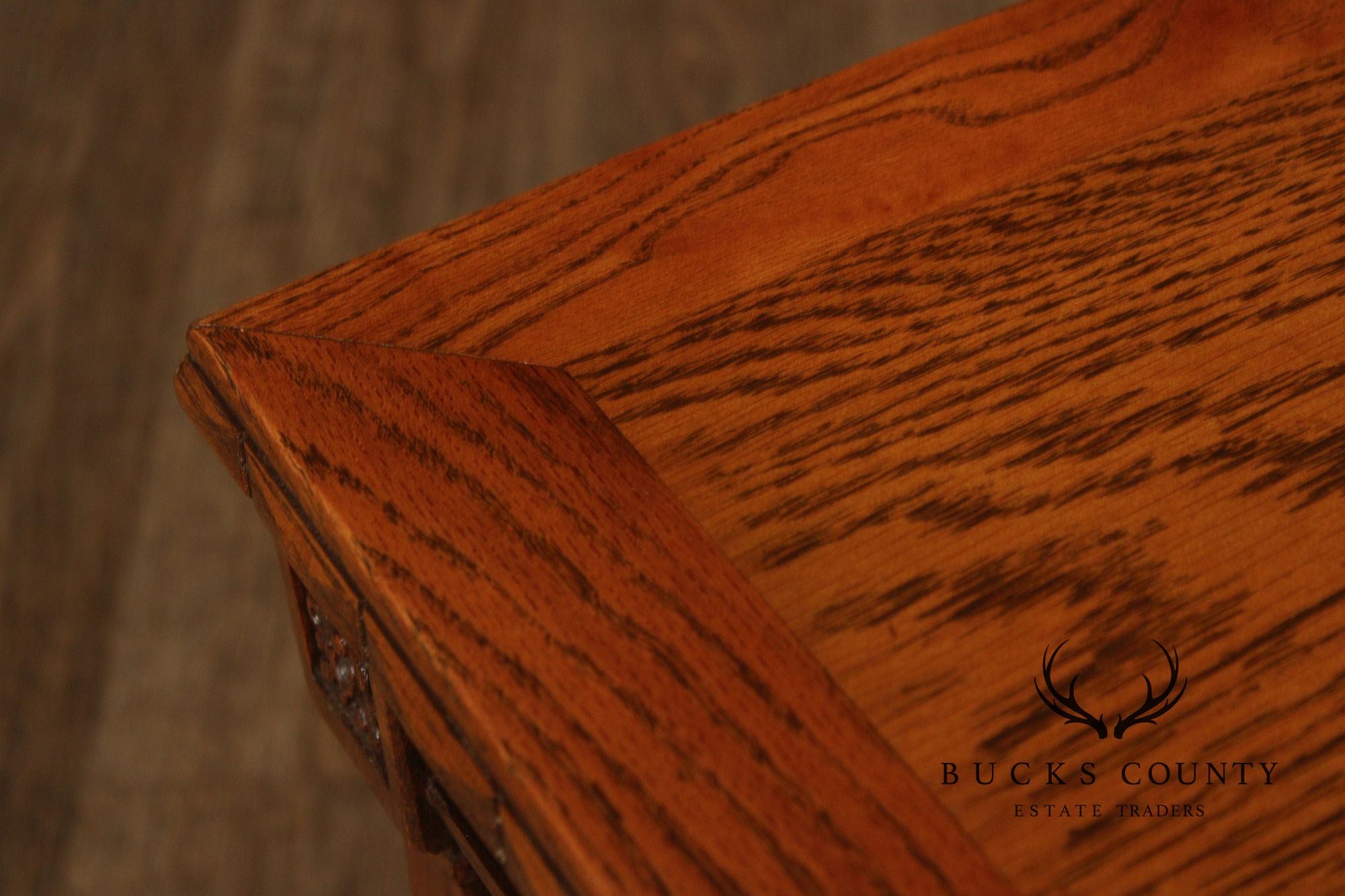 Romweber Viking Oak Two-Tier End Table