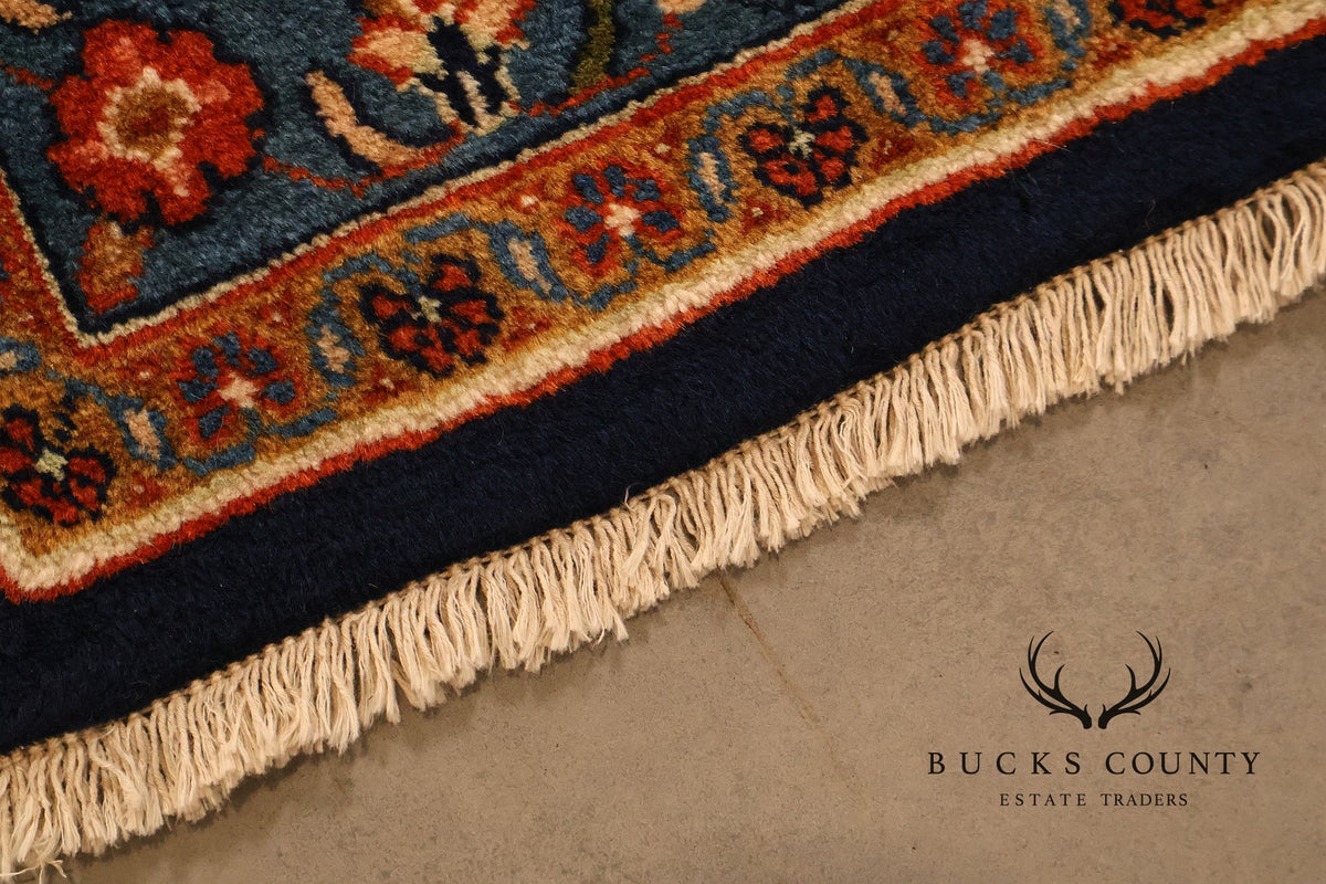 Persian Handwoven Wool Palace Size Floral Area Rug Approximately 10' X 18'