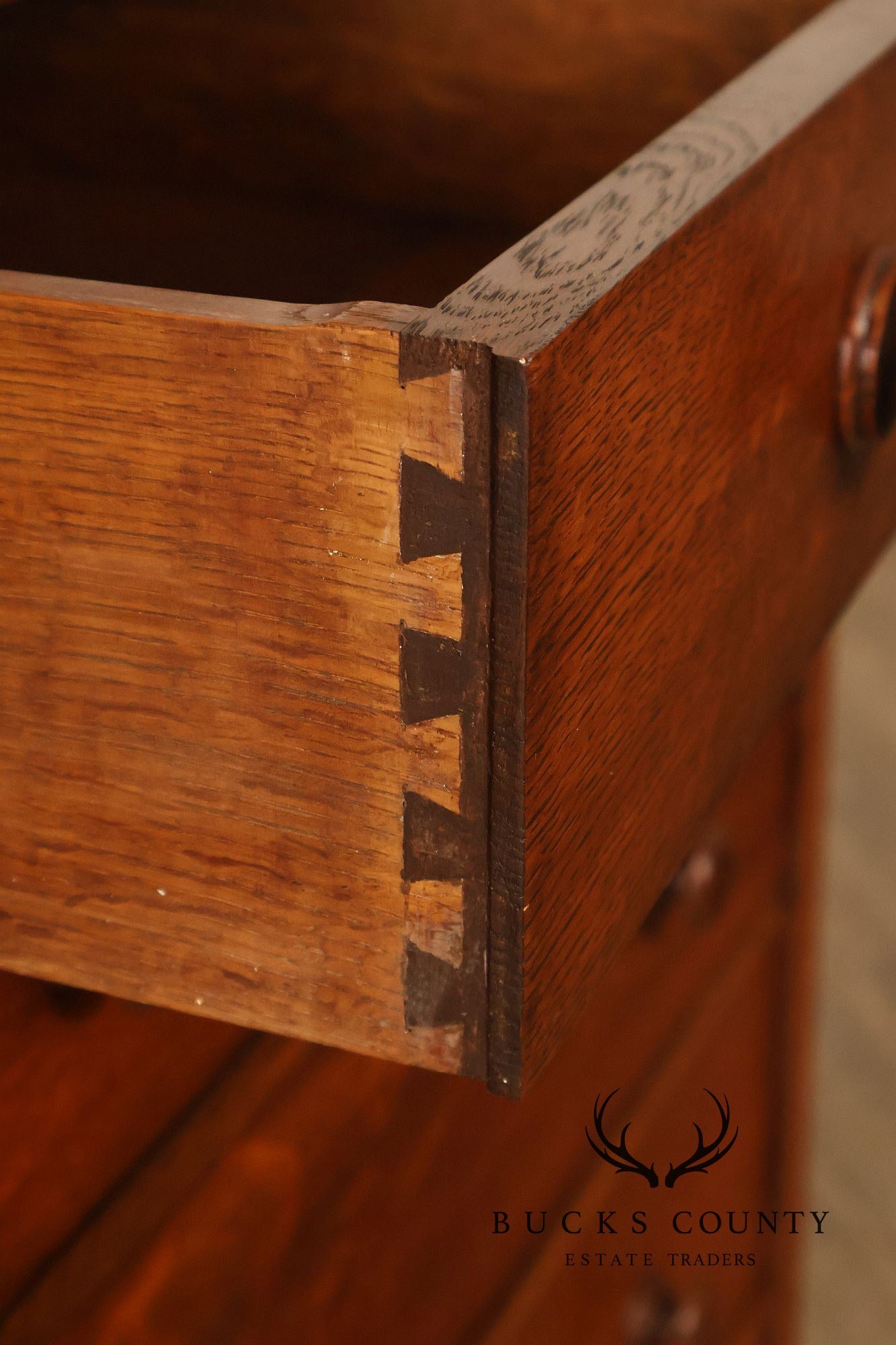 Antique Gustav Stickley Mission Oak Chest Of Drawers #909