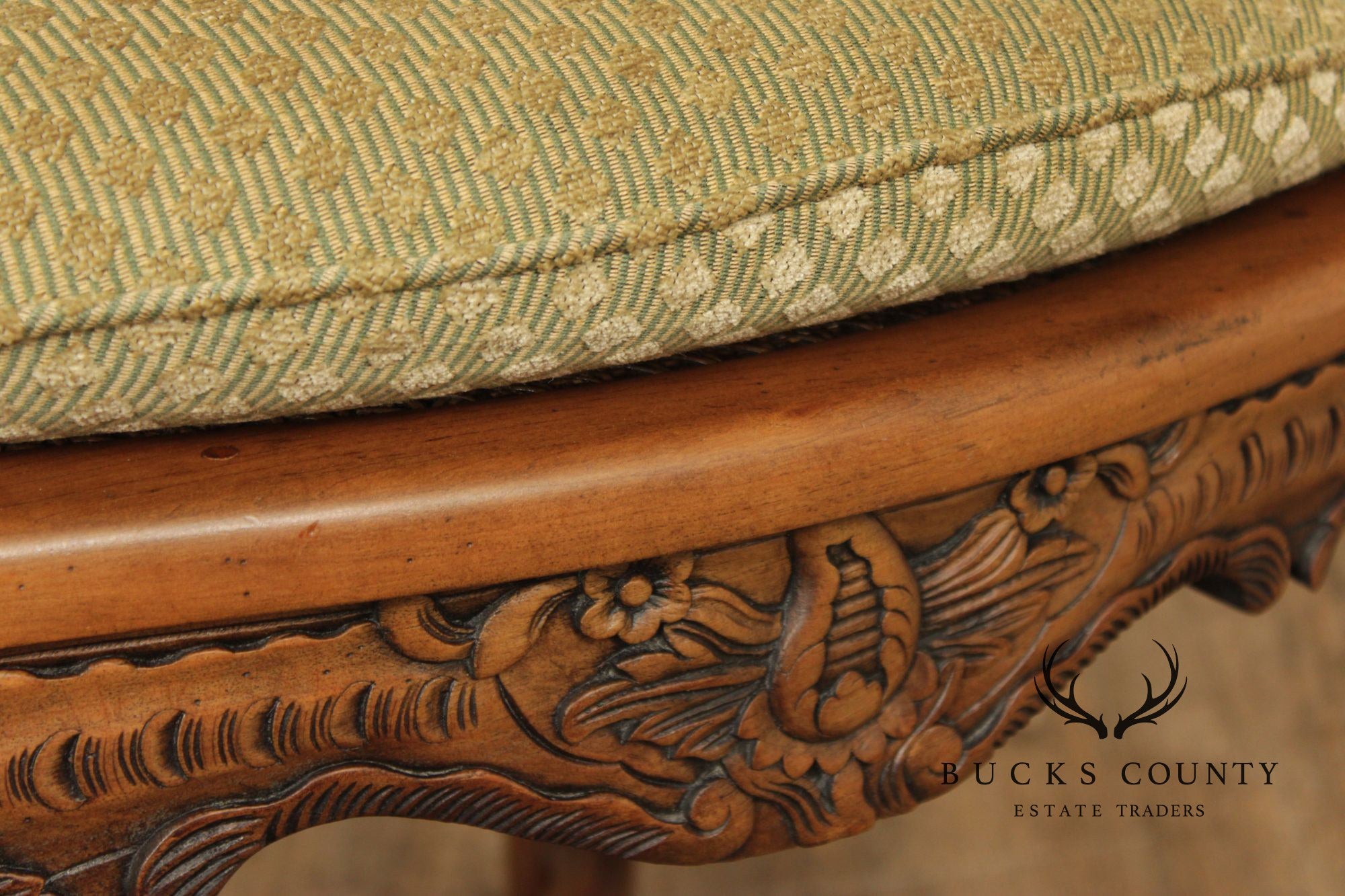 Italian Louis XV Style Caned Armchair
