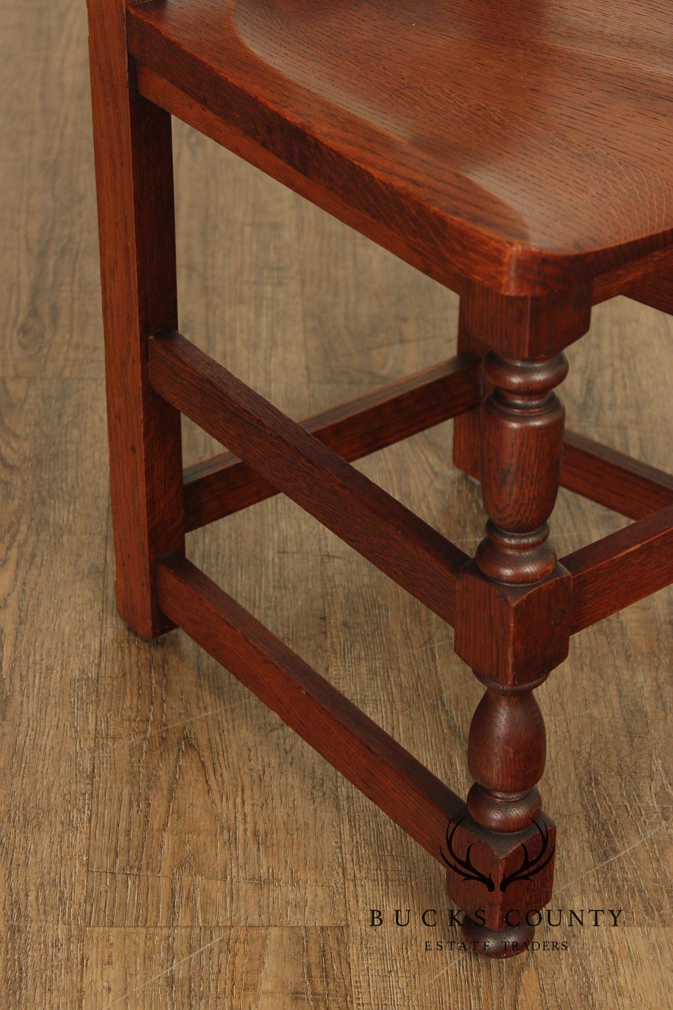 Charles Limbert Antique Mission Oak Desk Chair