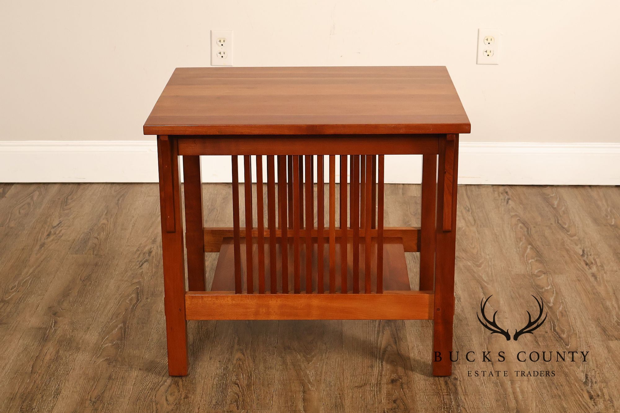 Stickley Mission Collection Pair Of Cherry End Tables
