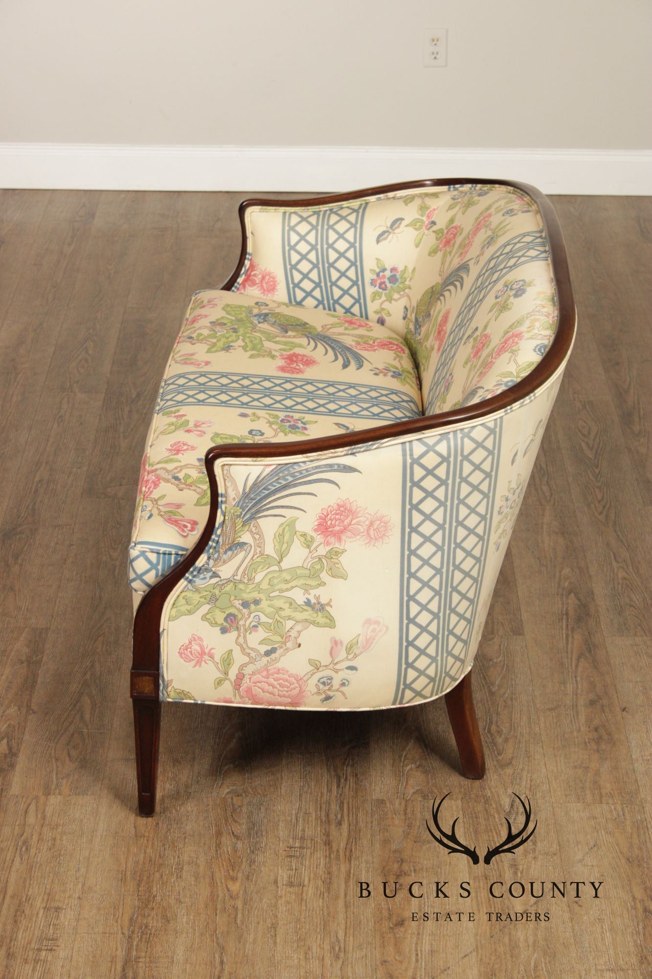 Hickory Chair Federal Style Mahogany Loveseat