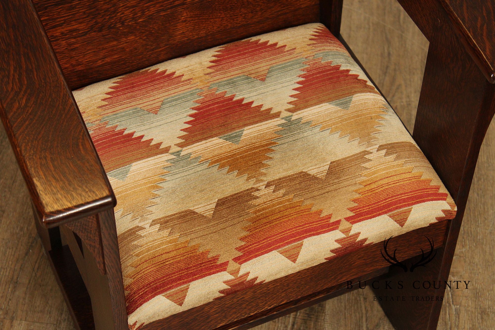 Stickley Mission Collection Limbert Style Oak Cafe Chair