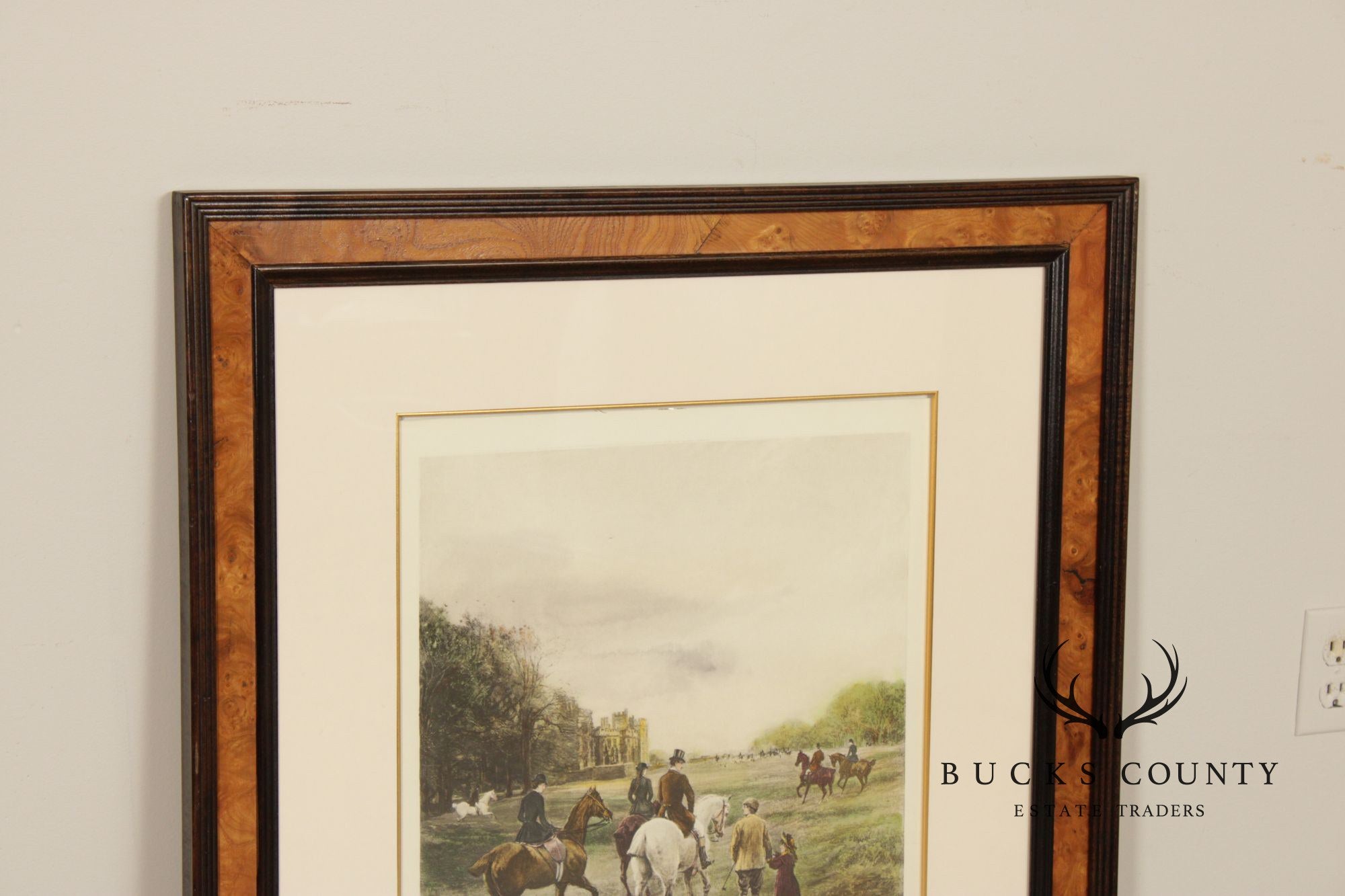 Heywood Hardy Framed Fox Hunt Print, 'Going to the Meet'
