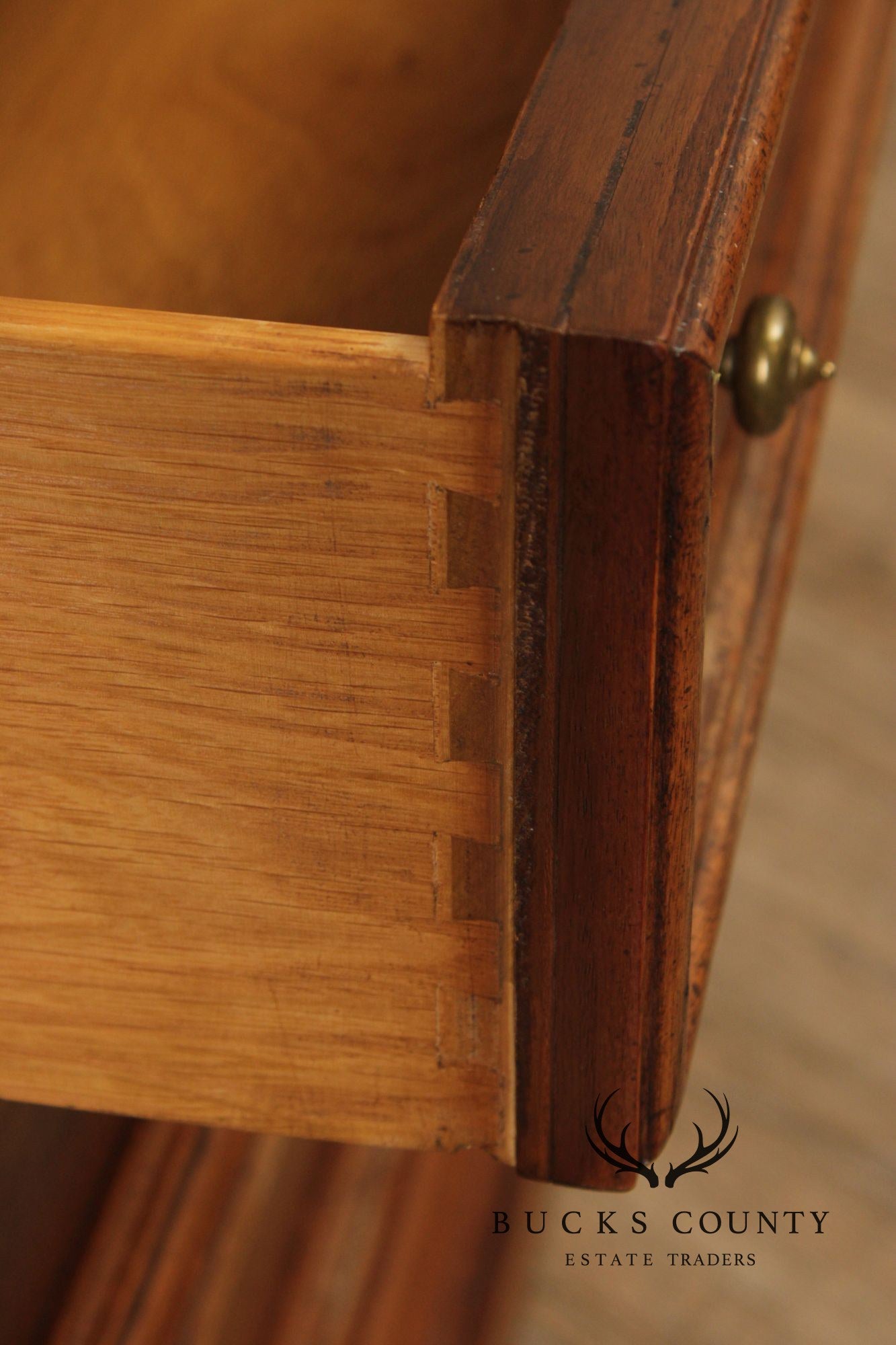 John Stuart Vintage Pair of Walnut Nightstands