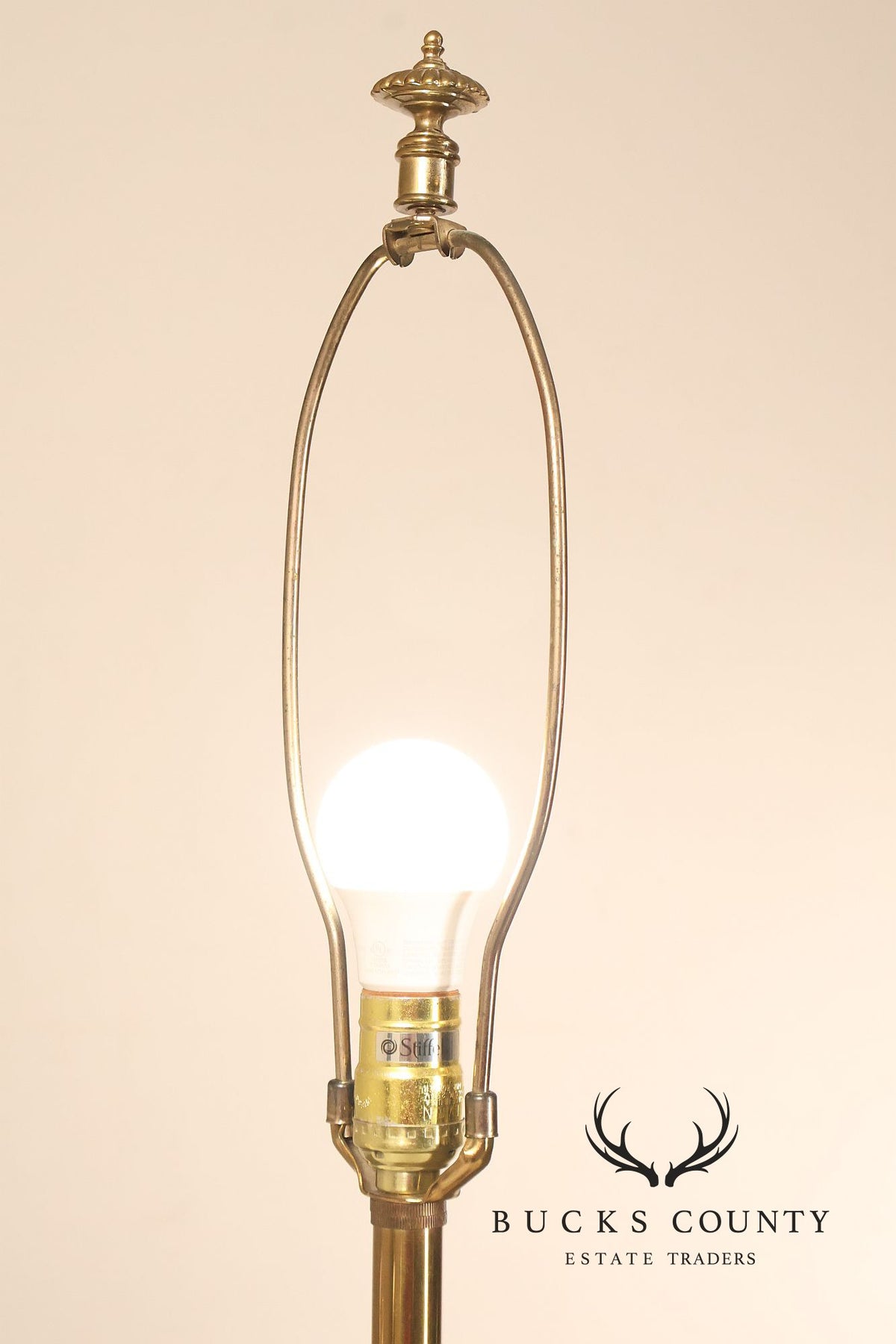 Stiffel Vintage Pair of Brass Baluster Table Lamps