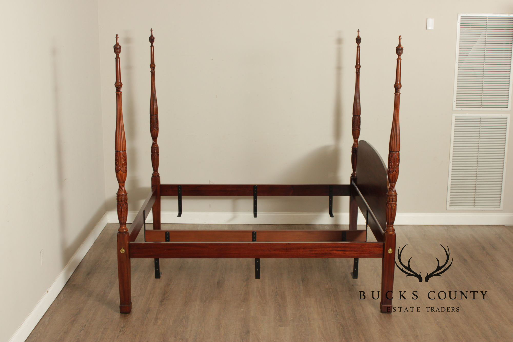 Henkel Harris Mahogany King Size Poster Bed