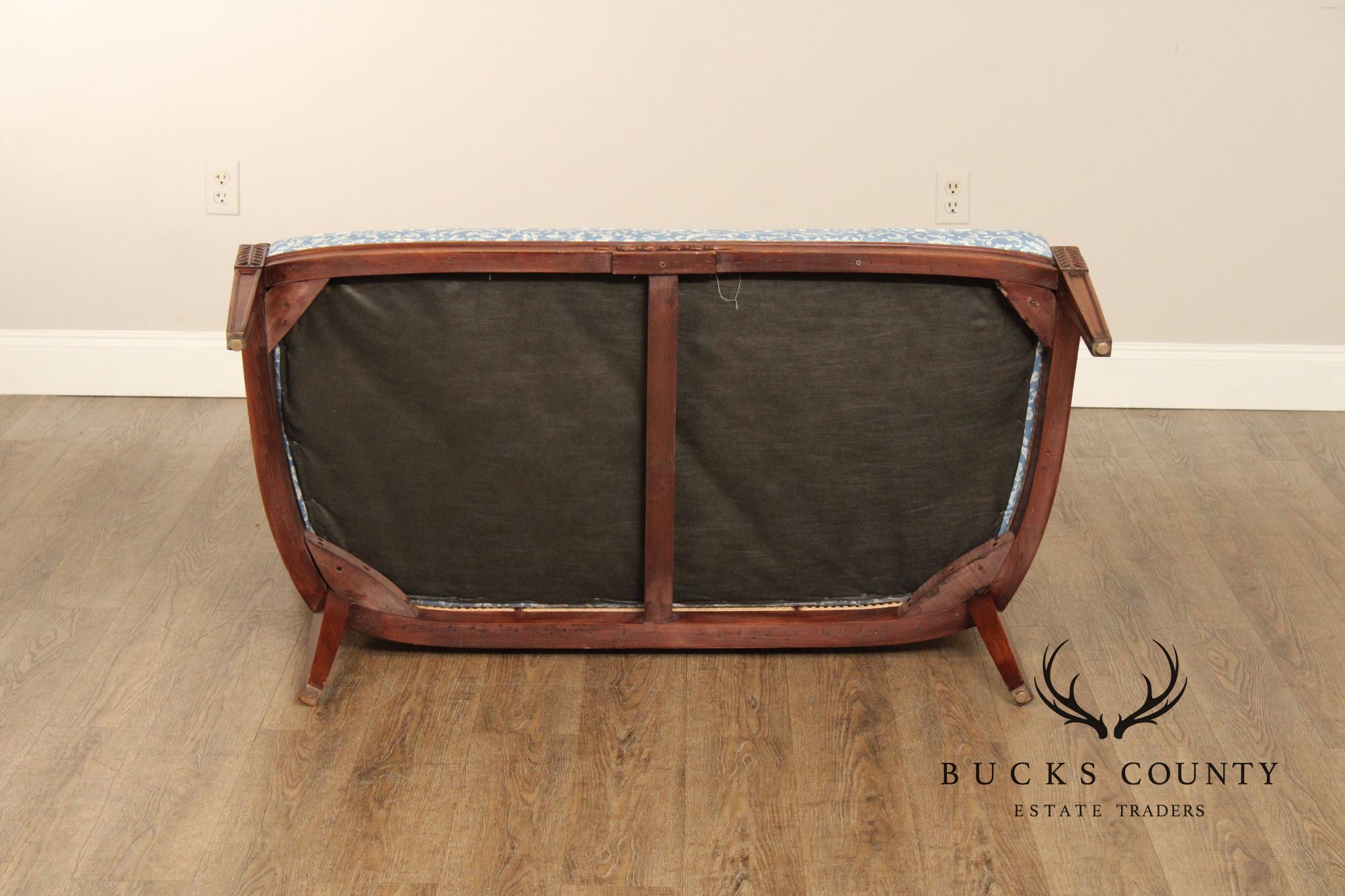 Regency Style Caned Settee