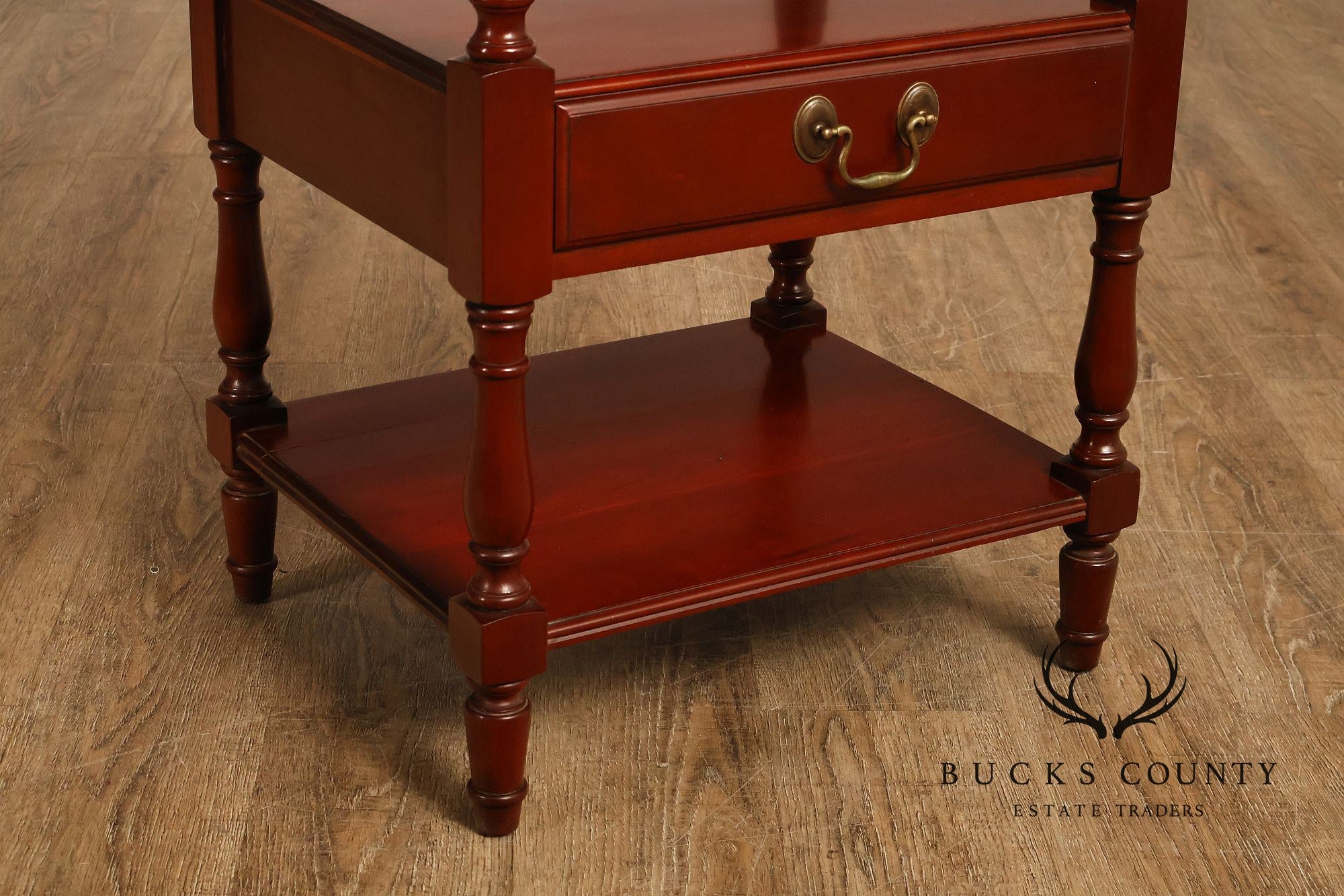 Pennsylvania House Vintage Pair Of Traditional Cherry End Tables
