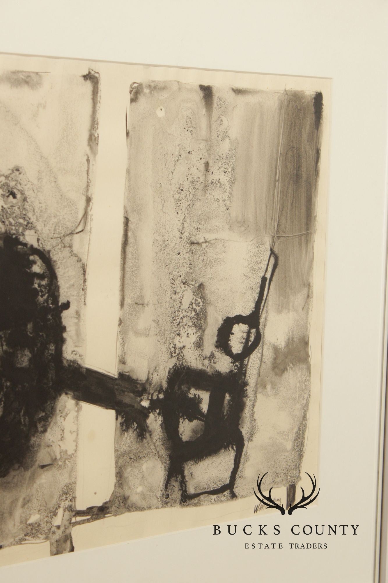 James Wines Abstract Pen and Ink Drawing, Study for a Sculpture