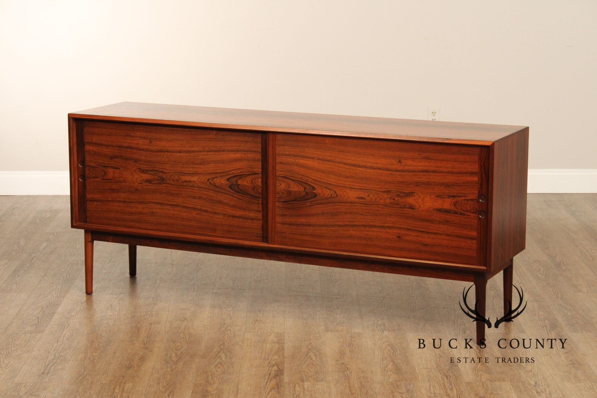 Danish Modern Mid Century Rosewood Sideboard Credenza